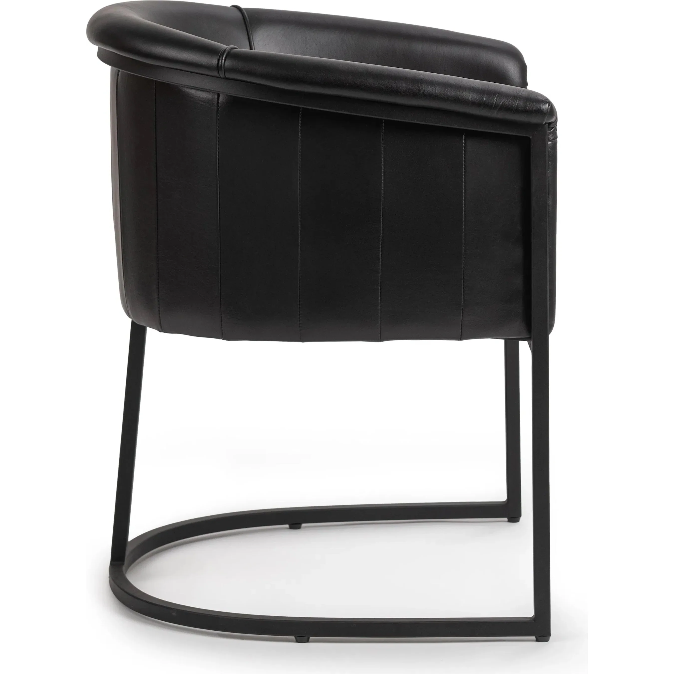 Hester Top Grain Leather Dining Chair - Image 3