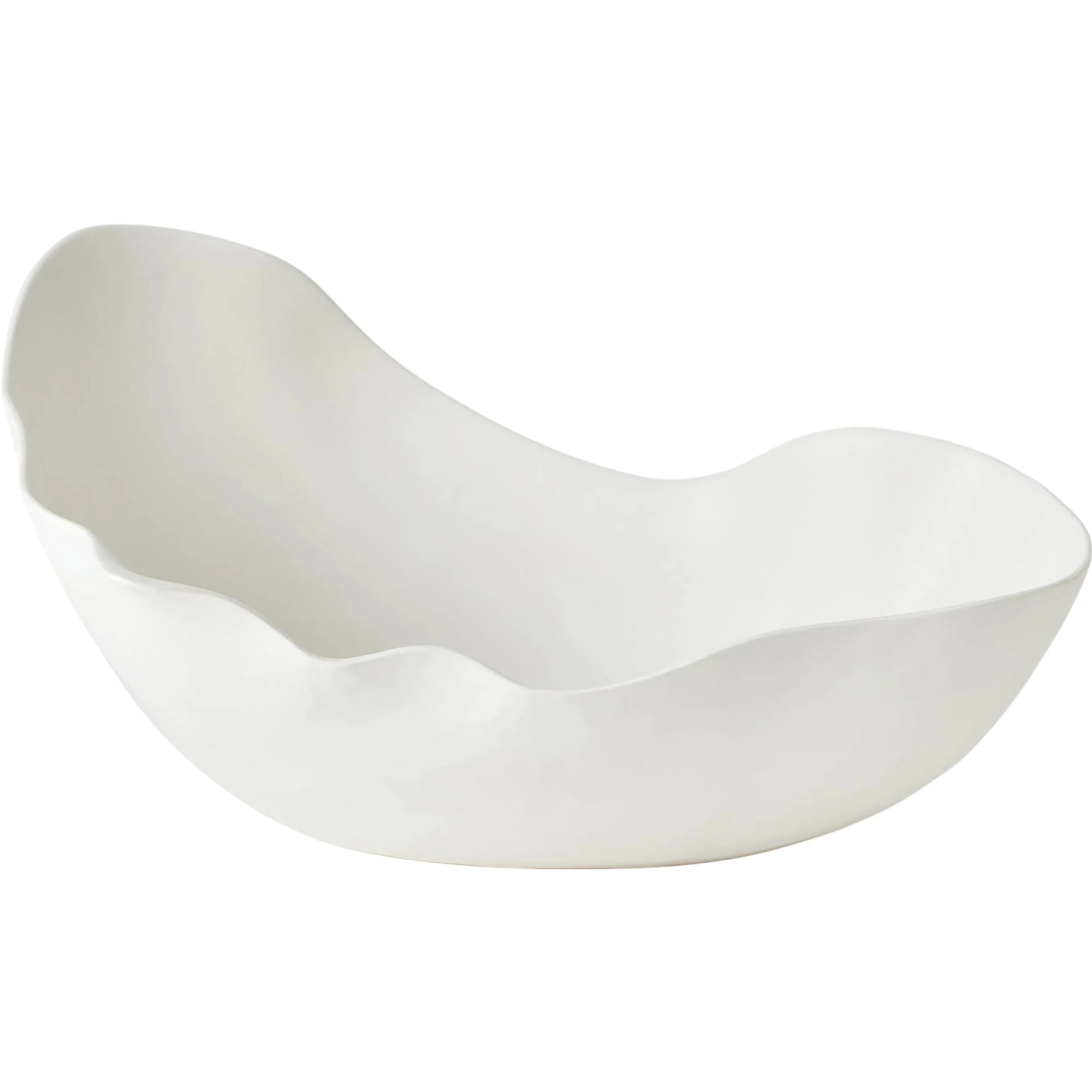 Horn Bowl, Matte White
