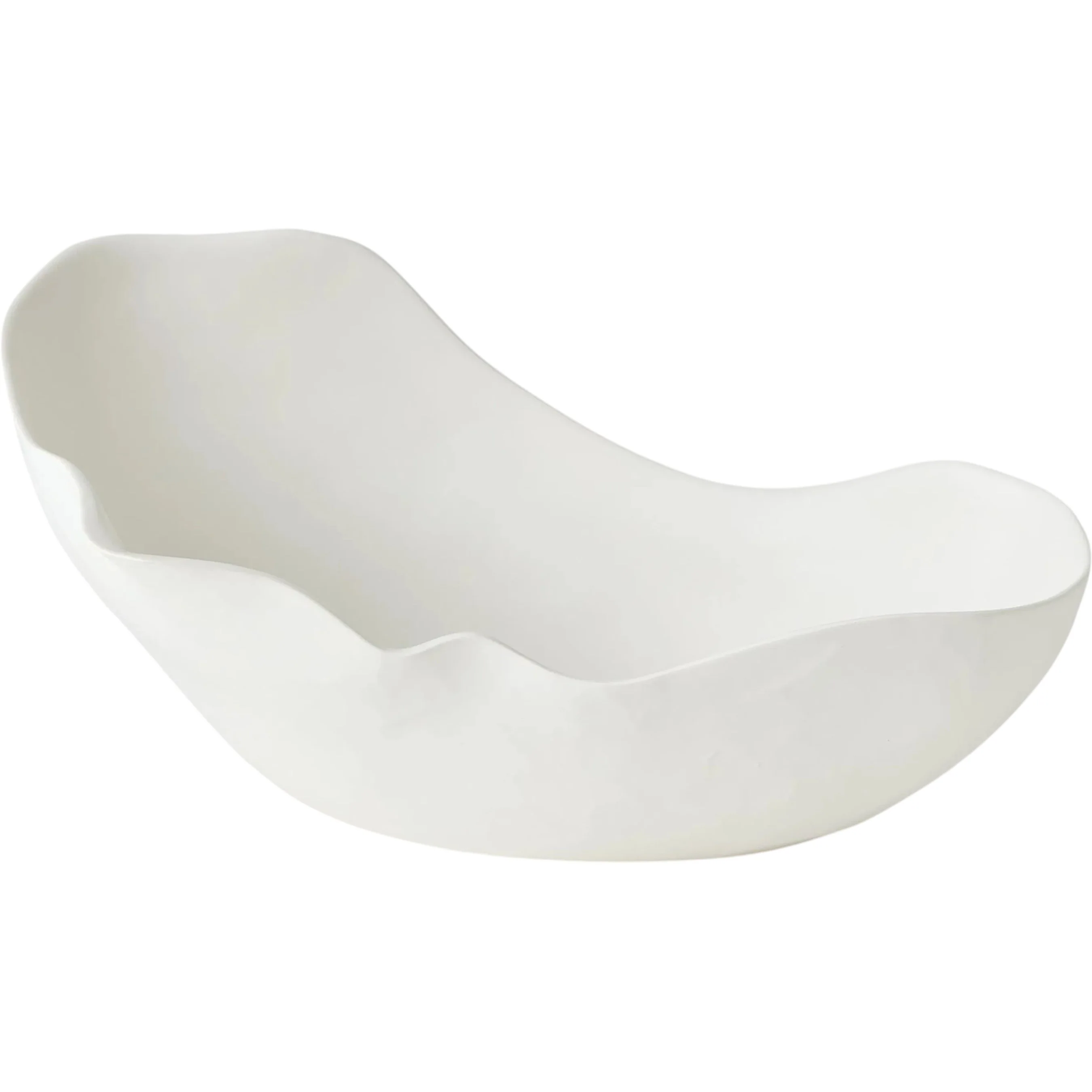 Horn Bowl, Matte White - Image 2