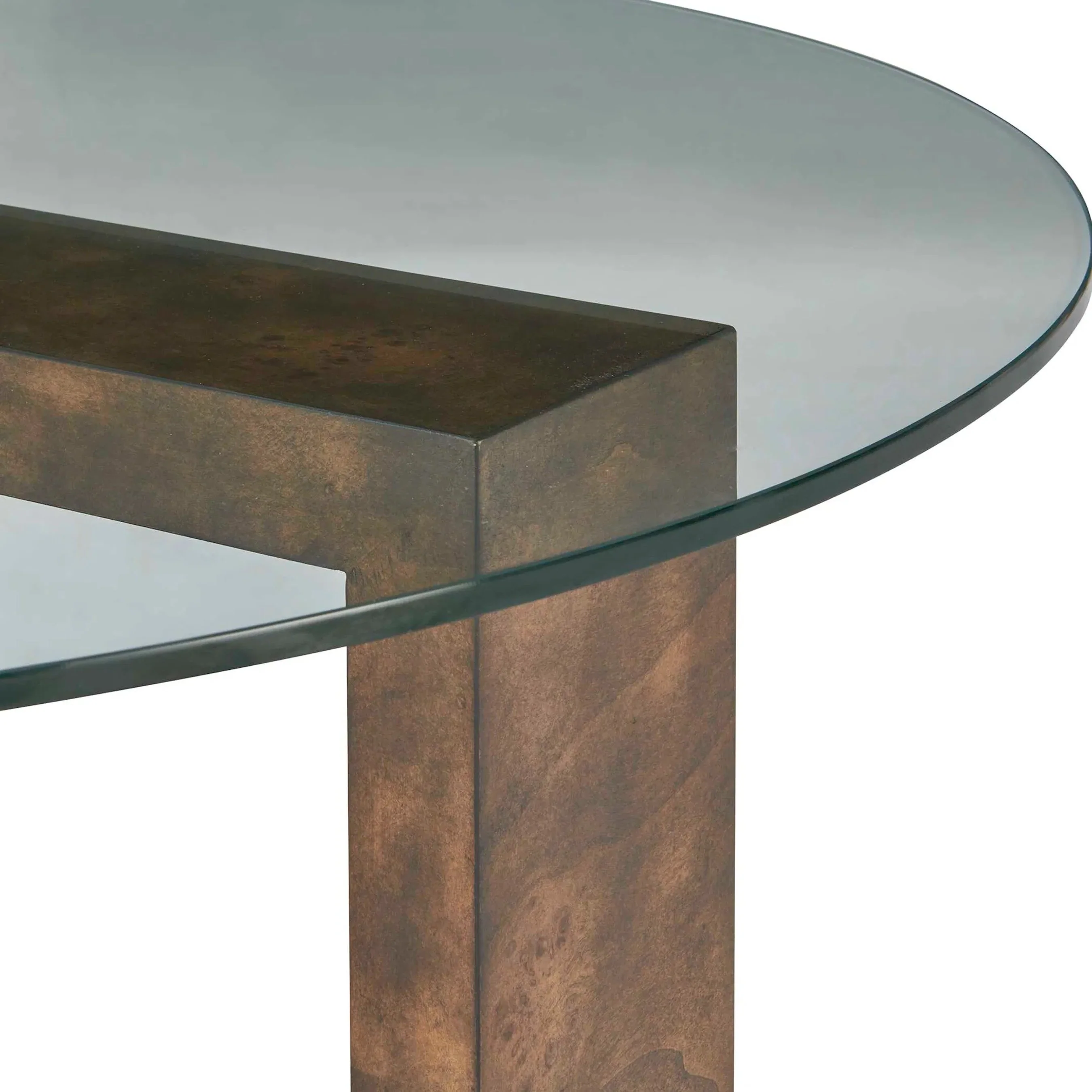 Ignis Round Glass Coffee Table - Image 2