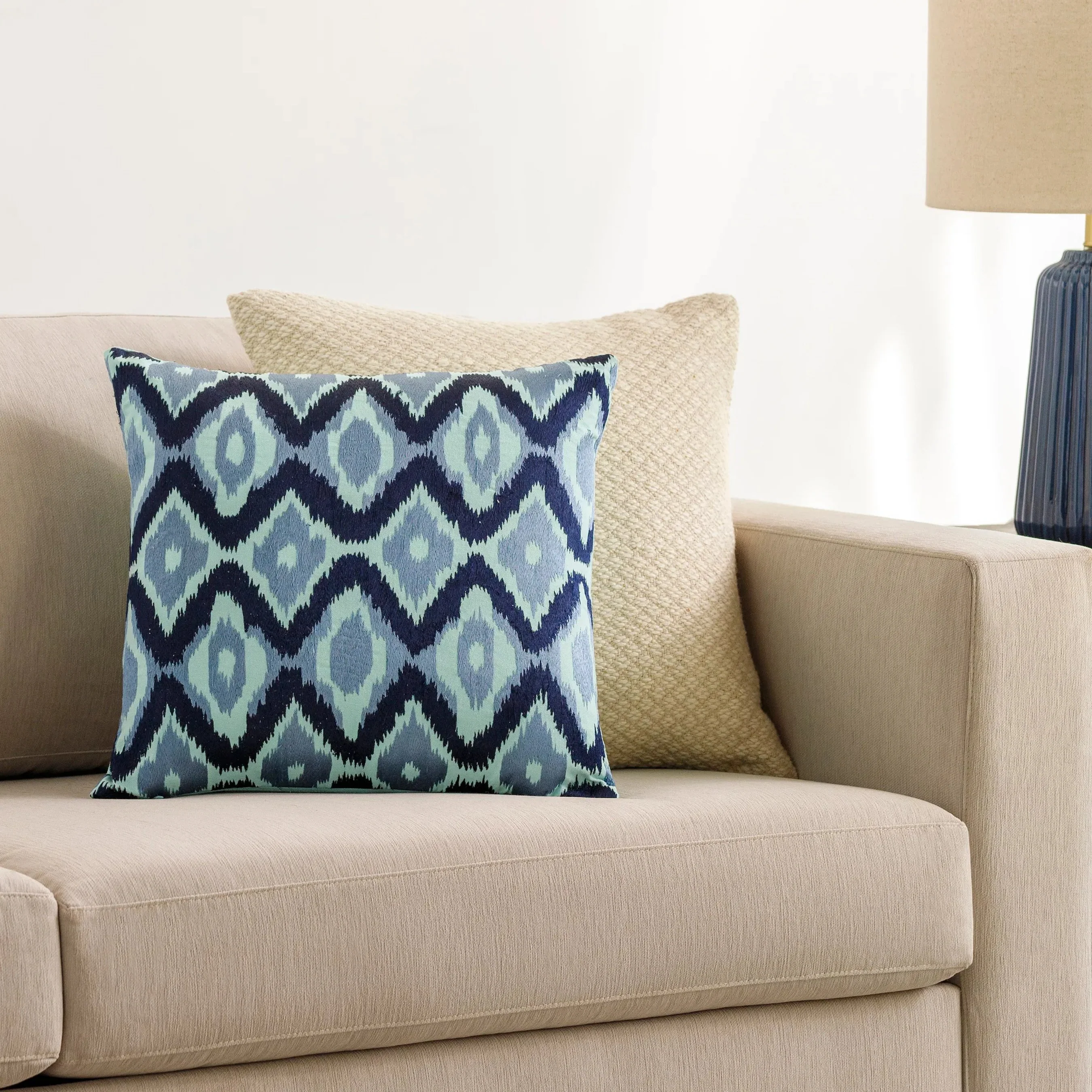 Ikat Luxe Pillow - 23235 - Image 9