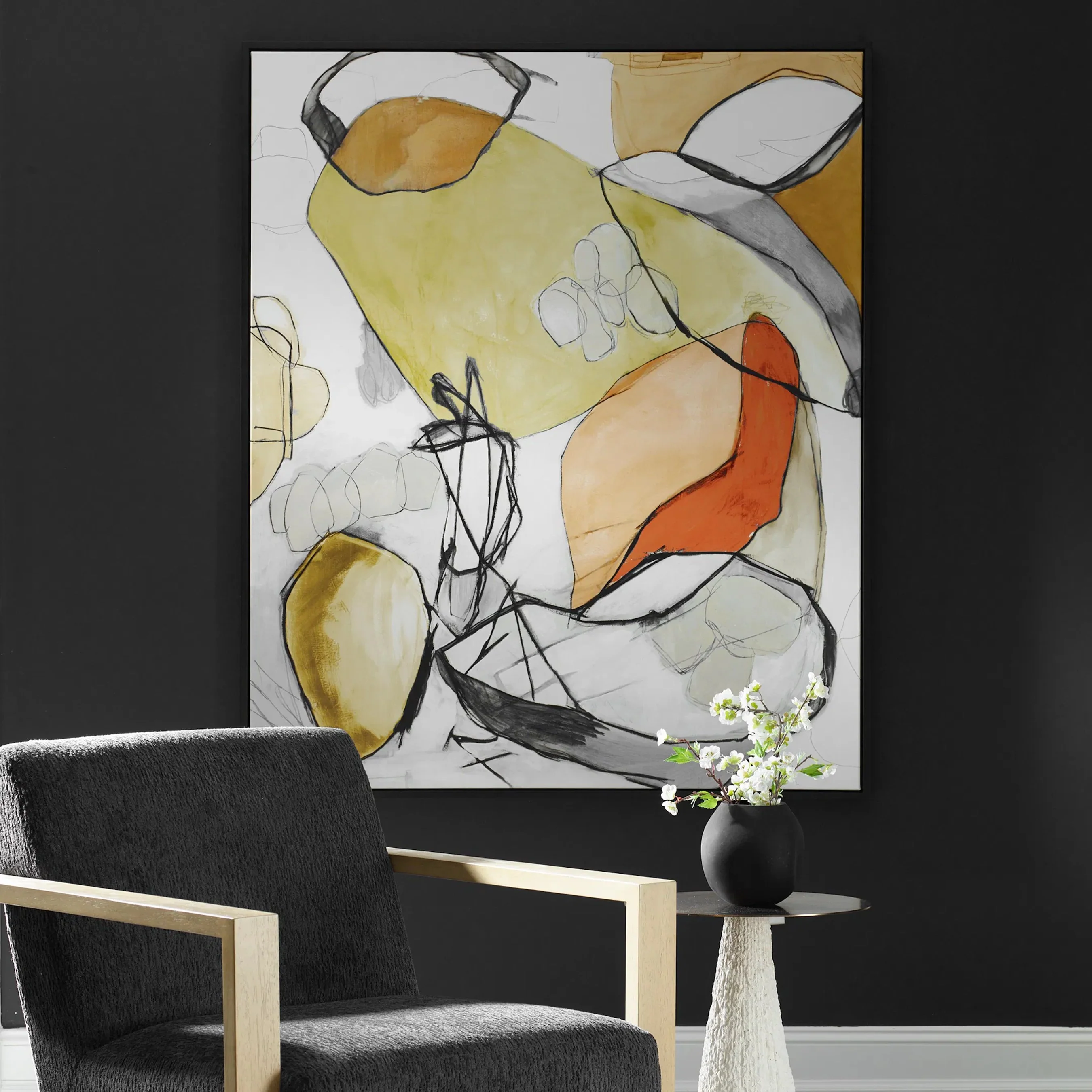 Improvision Framed Abstract Art - Image 2