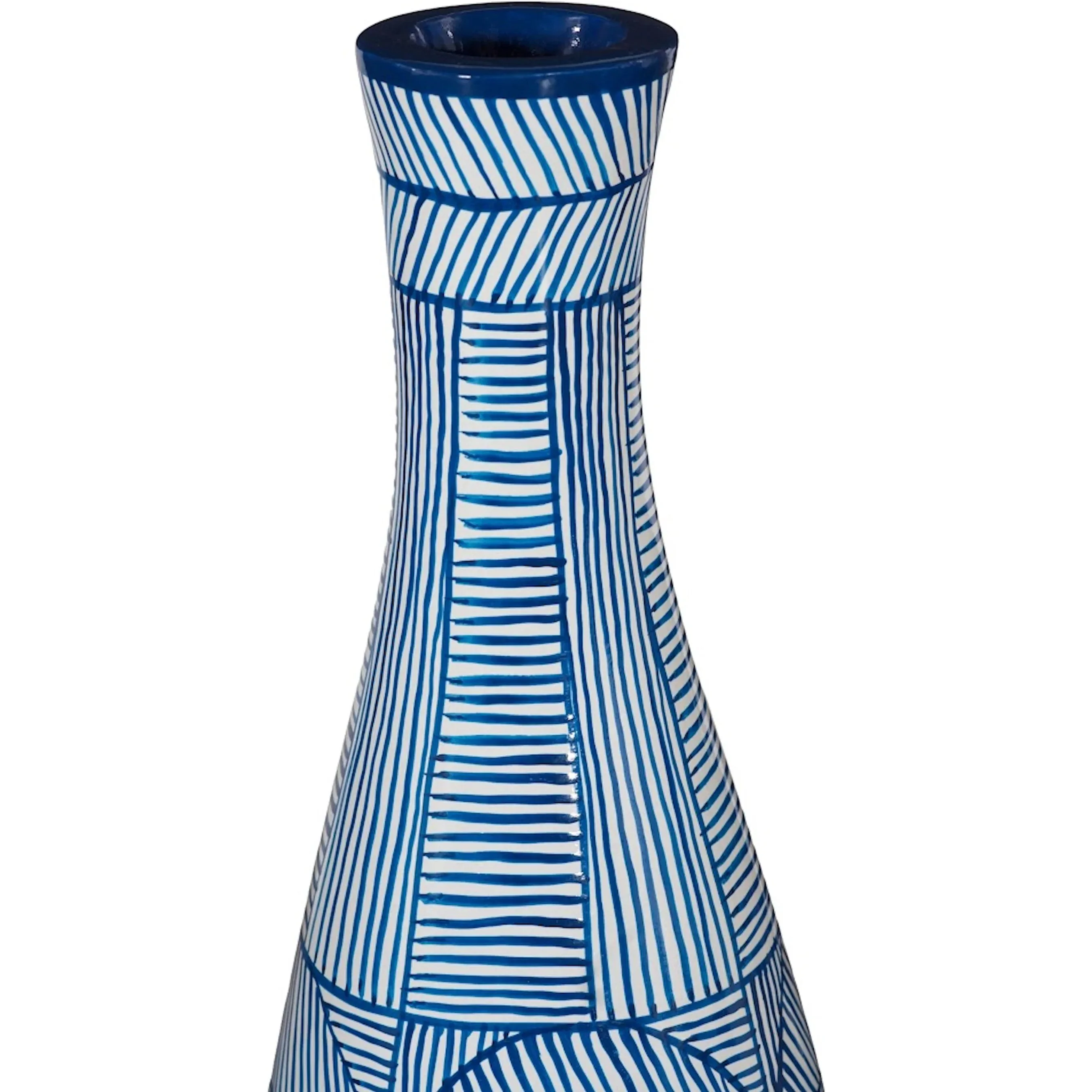 Indigo Mosaicm Slim Vase - Image 2