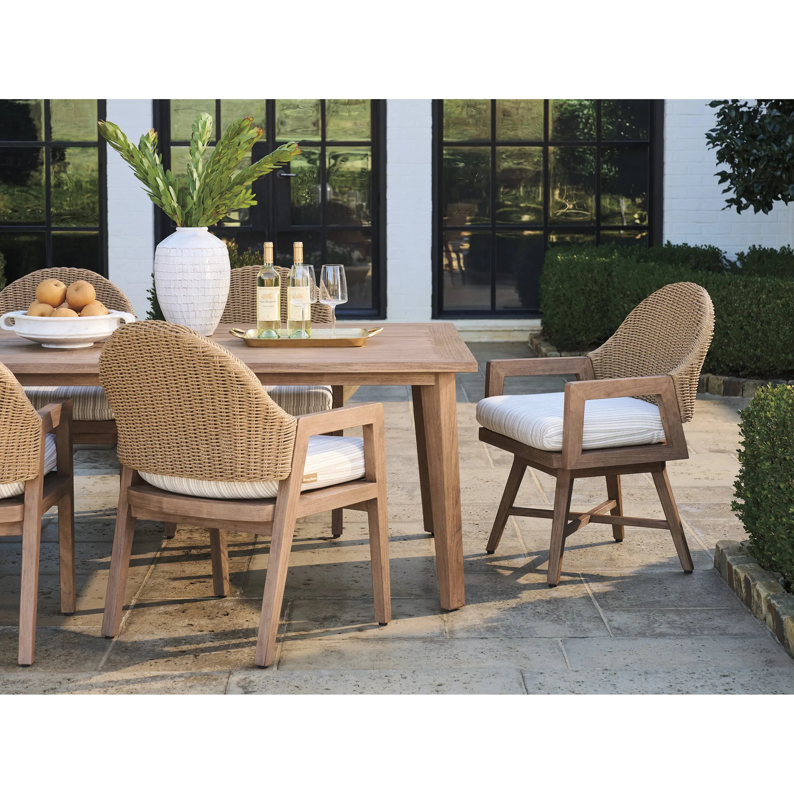 Isle of Palms Swivel Dining Chair - Image 3