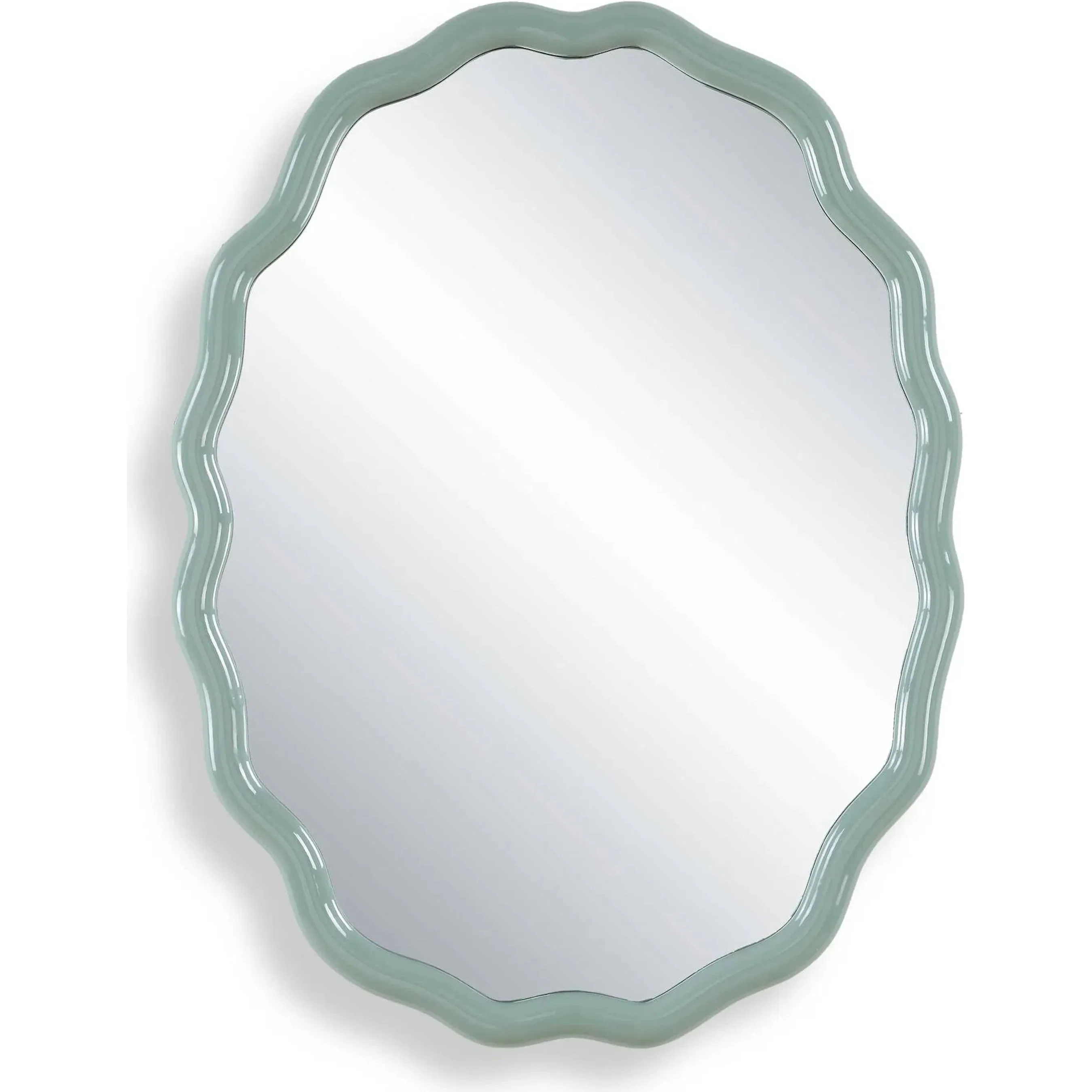 Isly Robin's Egg Oval Mirror