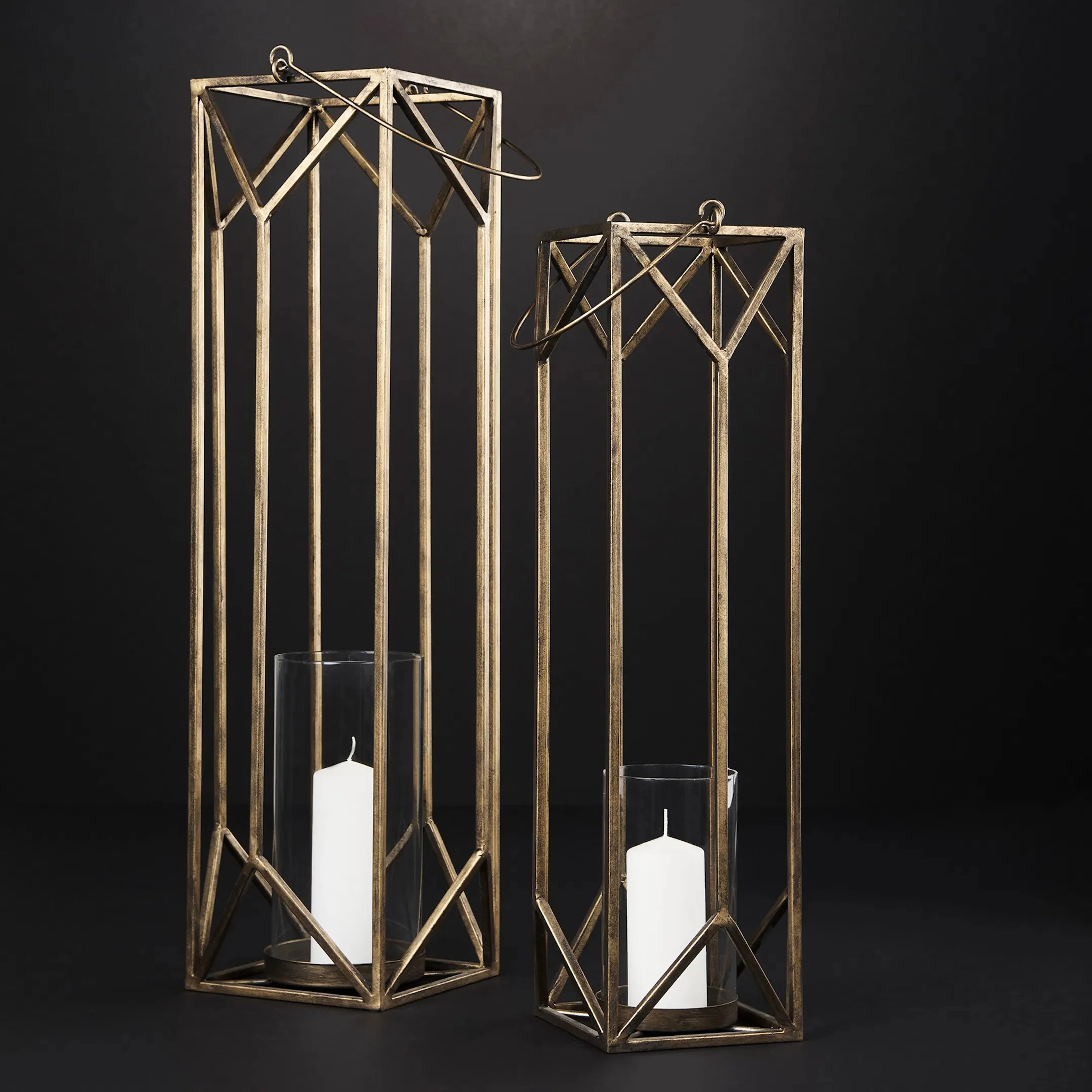 Ivy Geometric Cage Candle Holder Lantern - Image 14