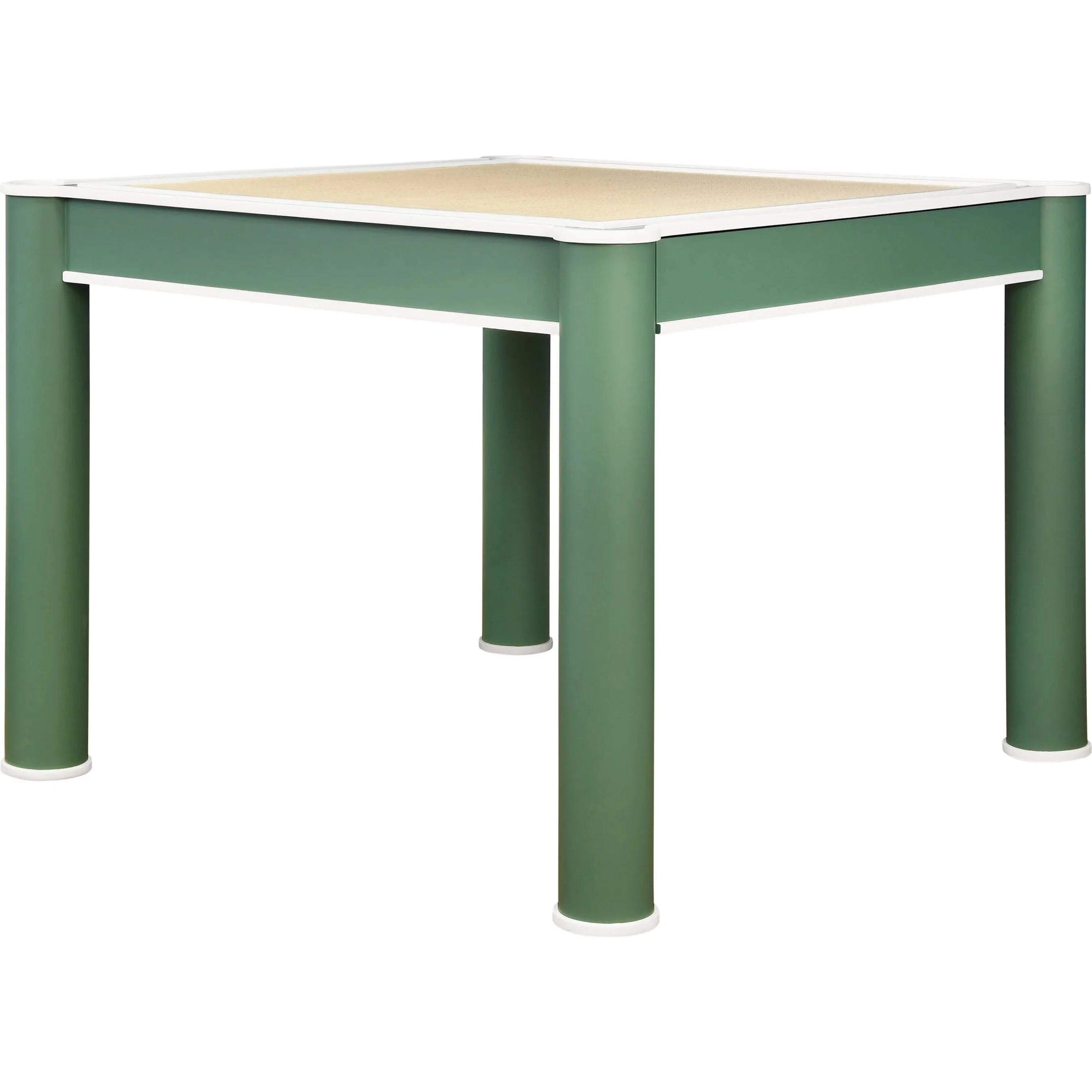 Jackie Square Two Drawer Round Leg Game Table