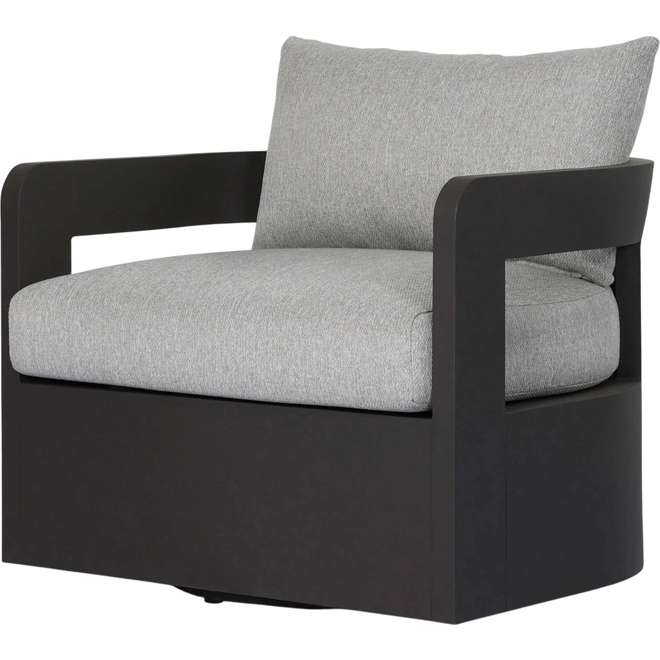 Jackson Outdoor Metal Swivel Chair - Image 2