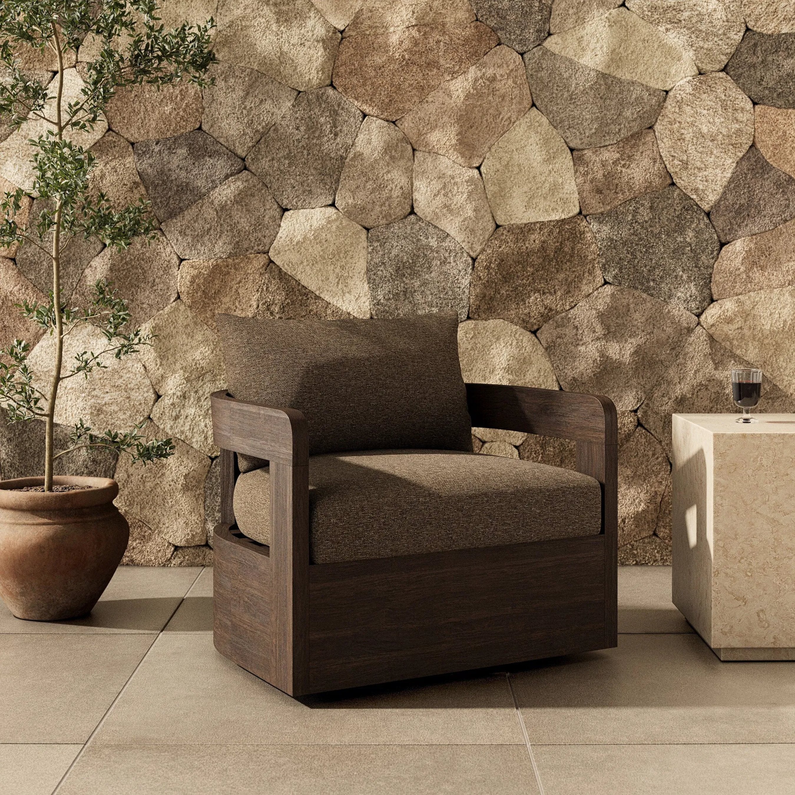 Jackson Outdoor Swivel Chair - Image 24