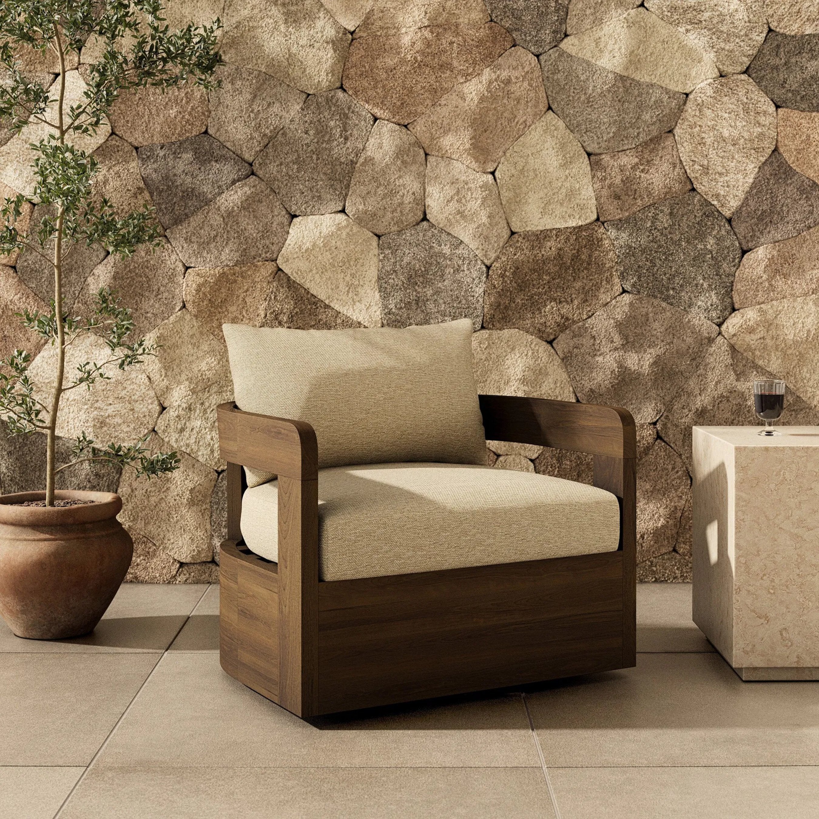 Jackson Outdoor Swivel Chair - Image 25