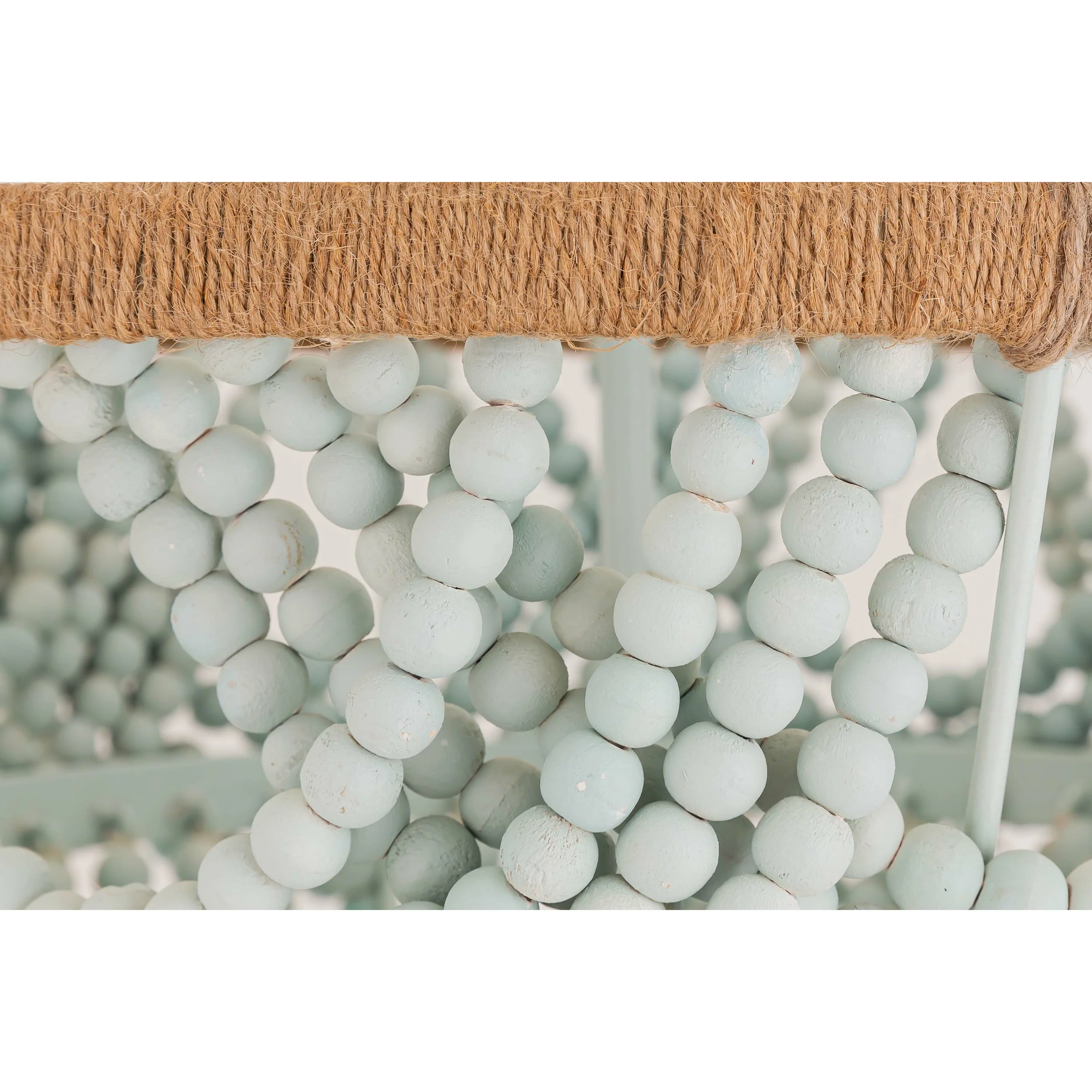 Jade Beaded Chandelier - Image 5