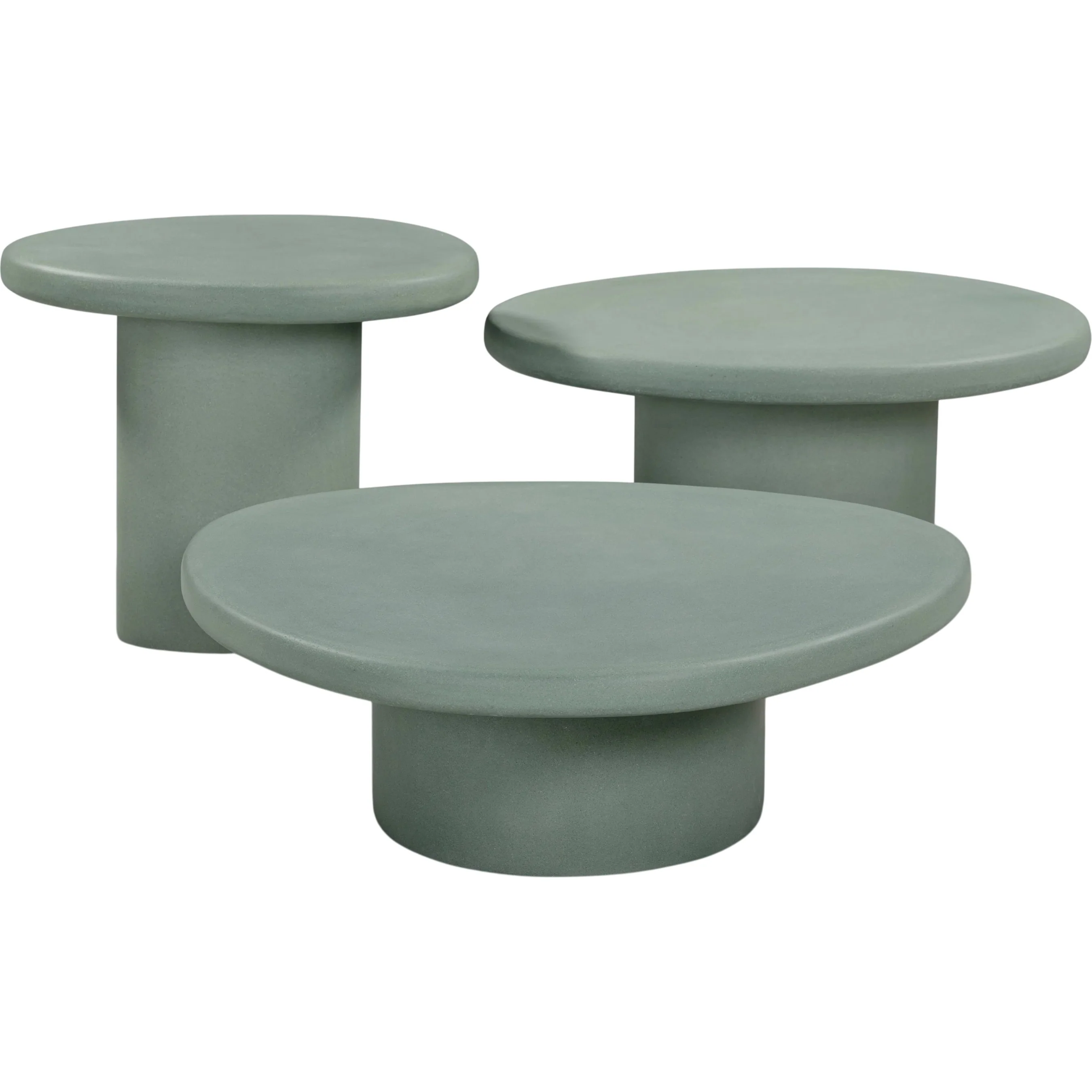 Jade Indoor/Outdoor Nesting Coffee Table Set