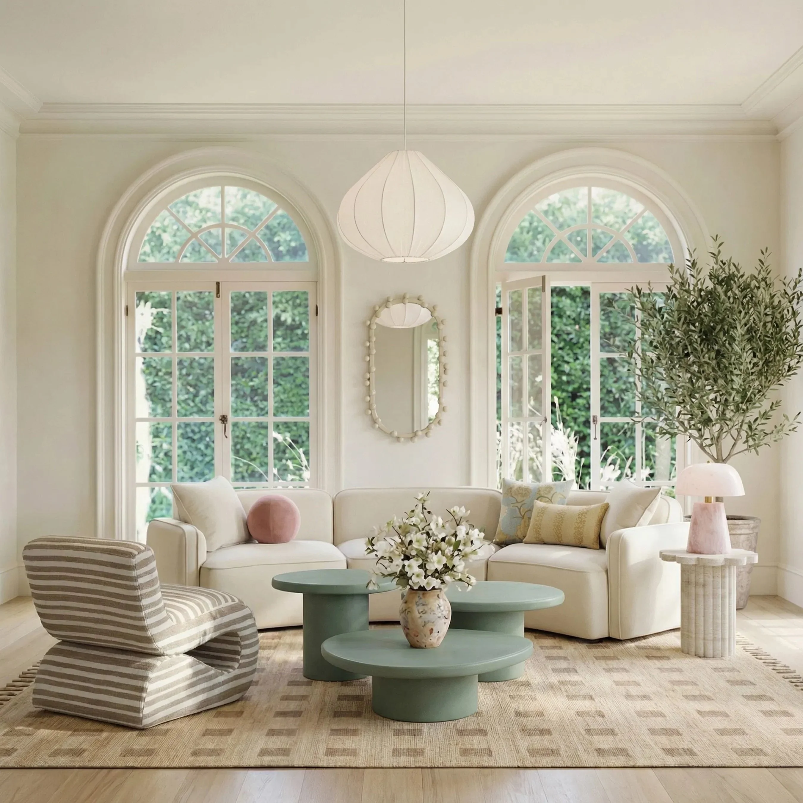 Jade Indoor/Outdoor Nesting Coffee Table Set - Image 9