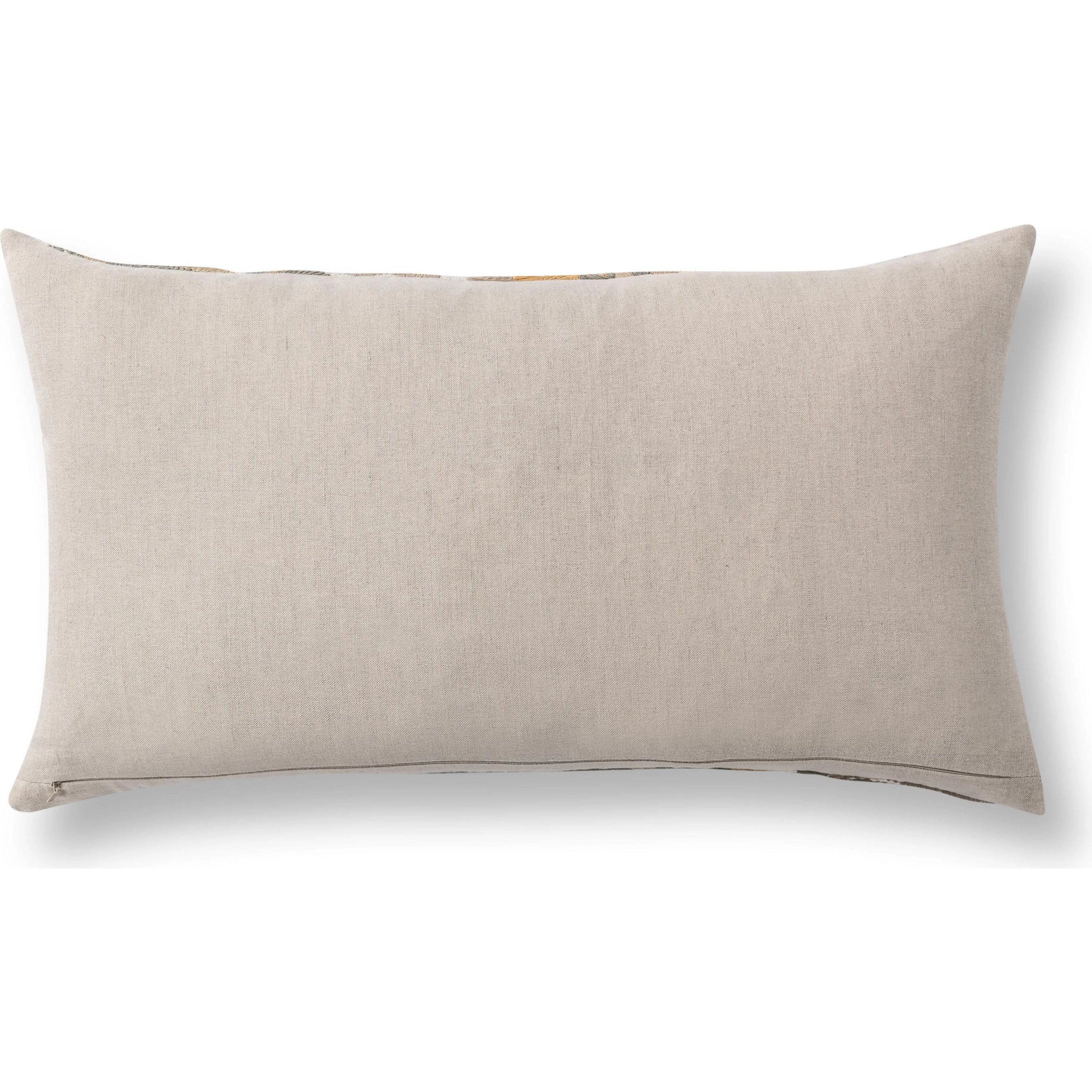 Jana Cotton Embroidered Throw Pillow - Image 2