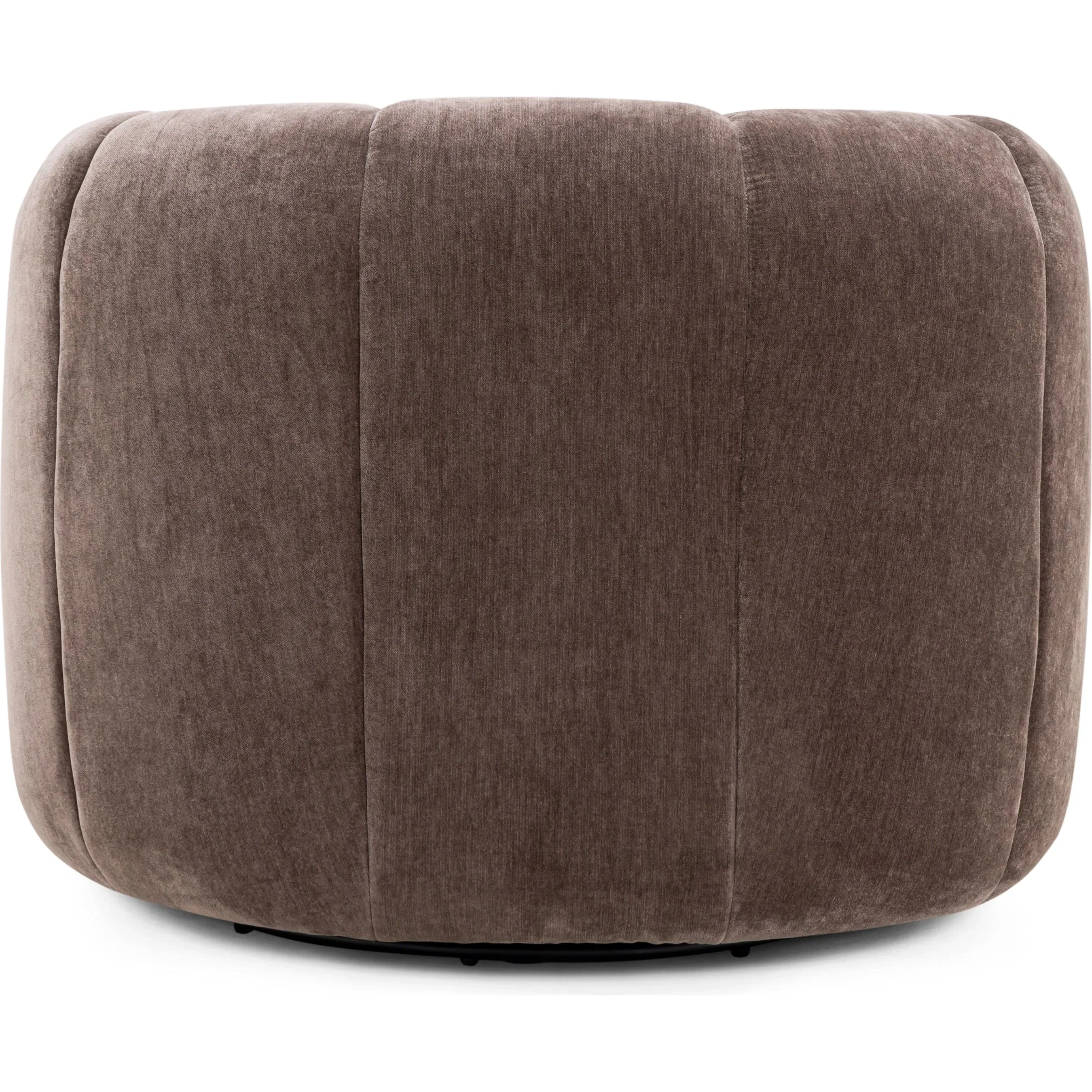 Jasmine Upcycled Contract-Grade Basketweave Swivel Accent Chair - Image 6