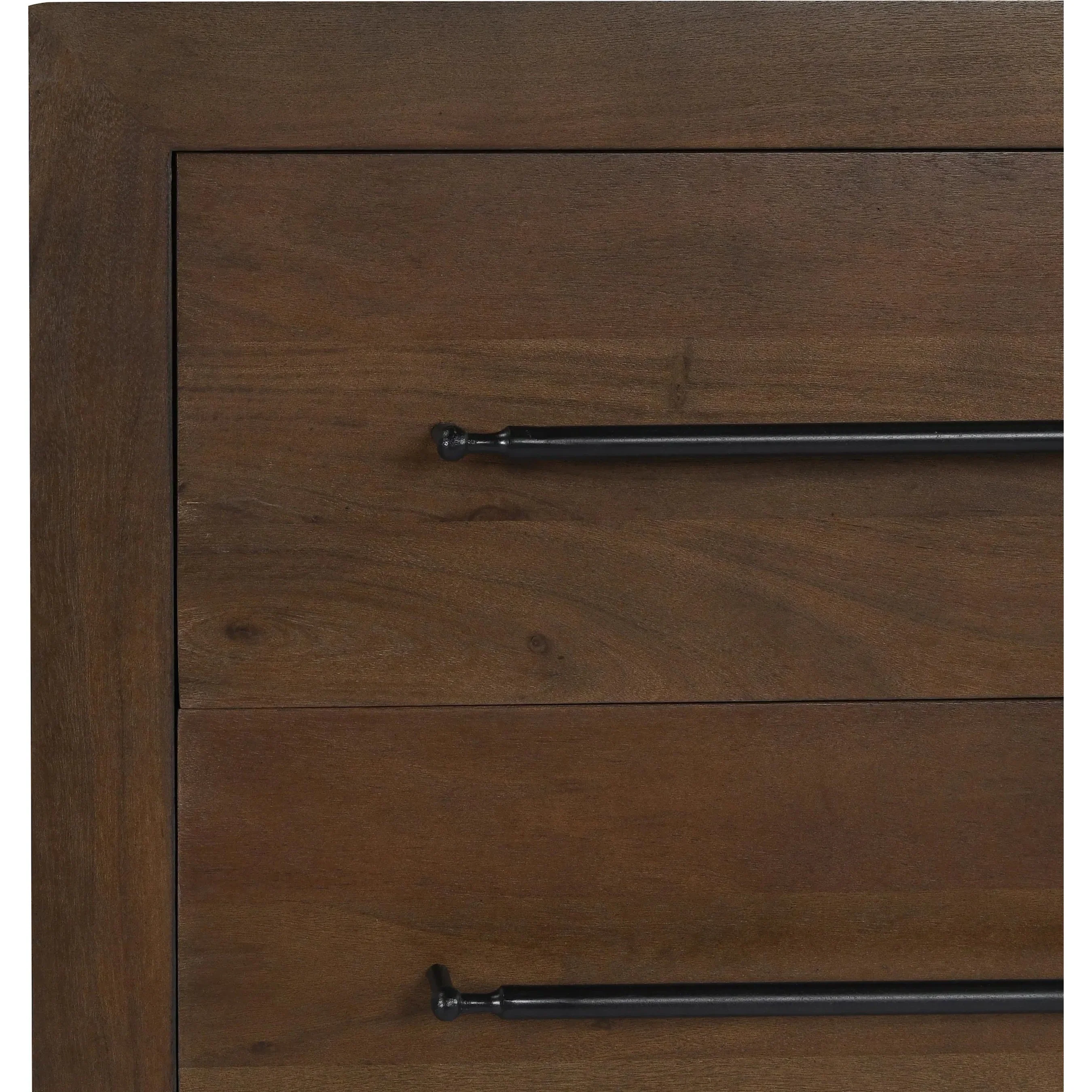 Jaxon Nine-Drawer Acacia Wood Dresser - Image 8