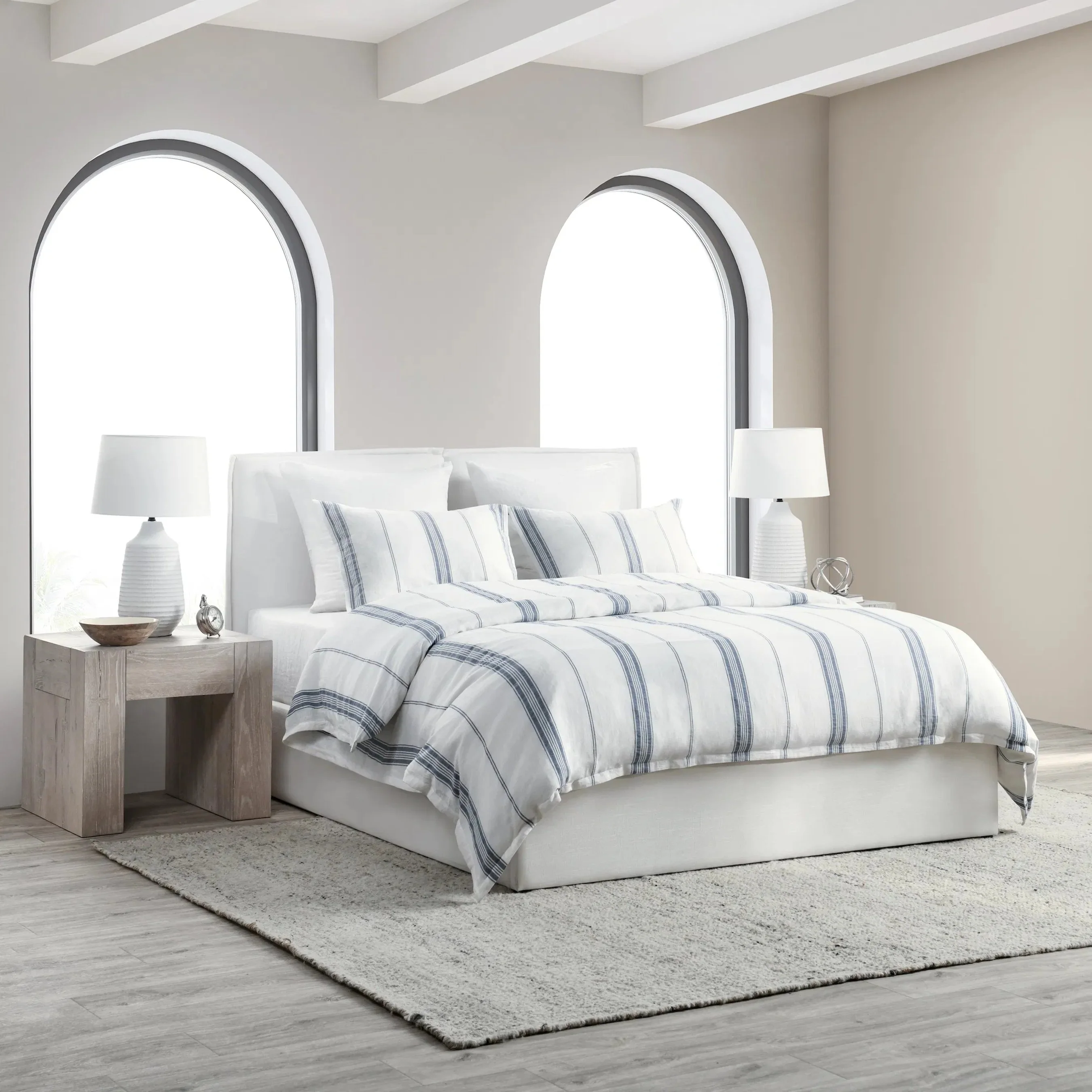 Jayson Linear Linen Cashmere Duvet - Image 13