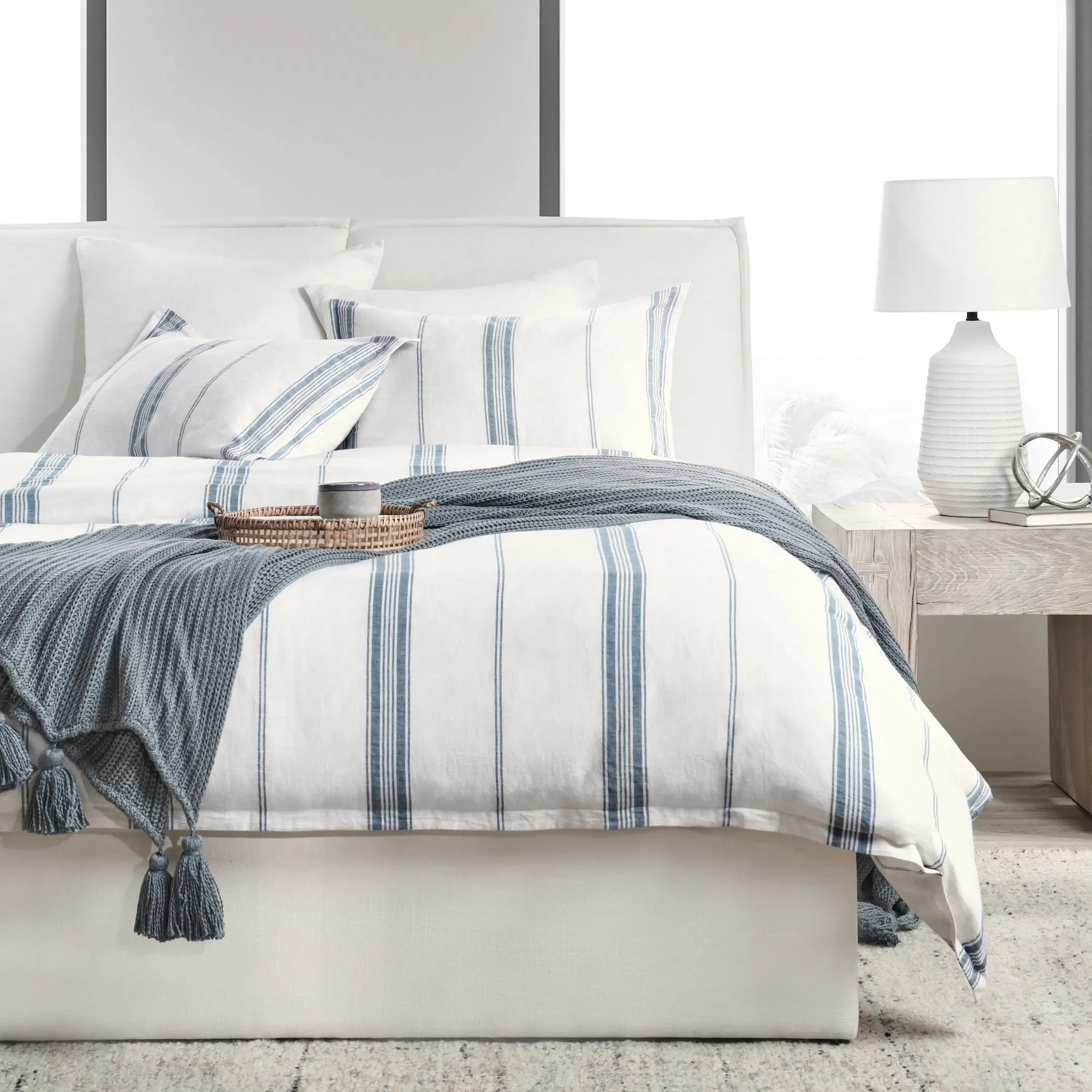 Jayson Linear Linen Cashmere Duvet - Image 16