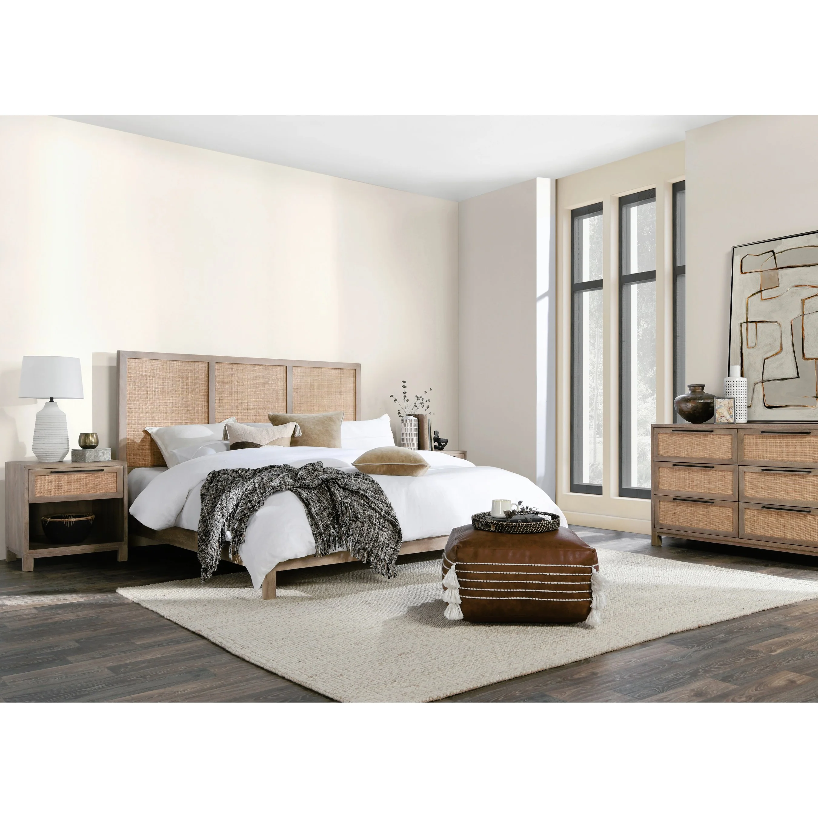 Jensen One-Drawer Mango Wood Nightstand - Image 10