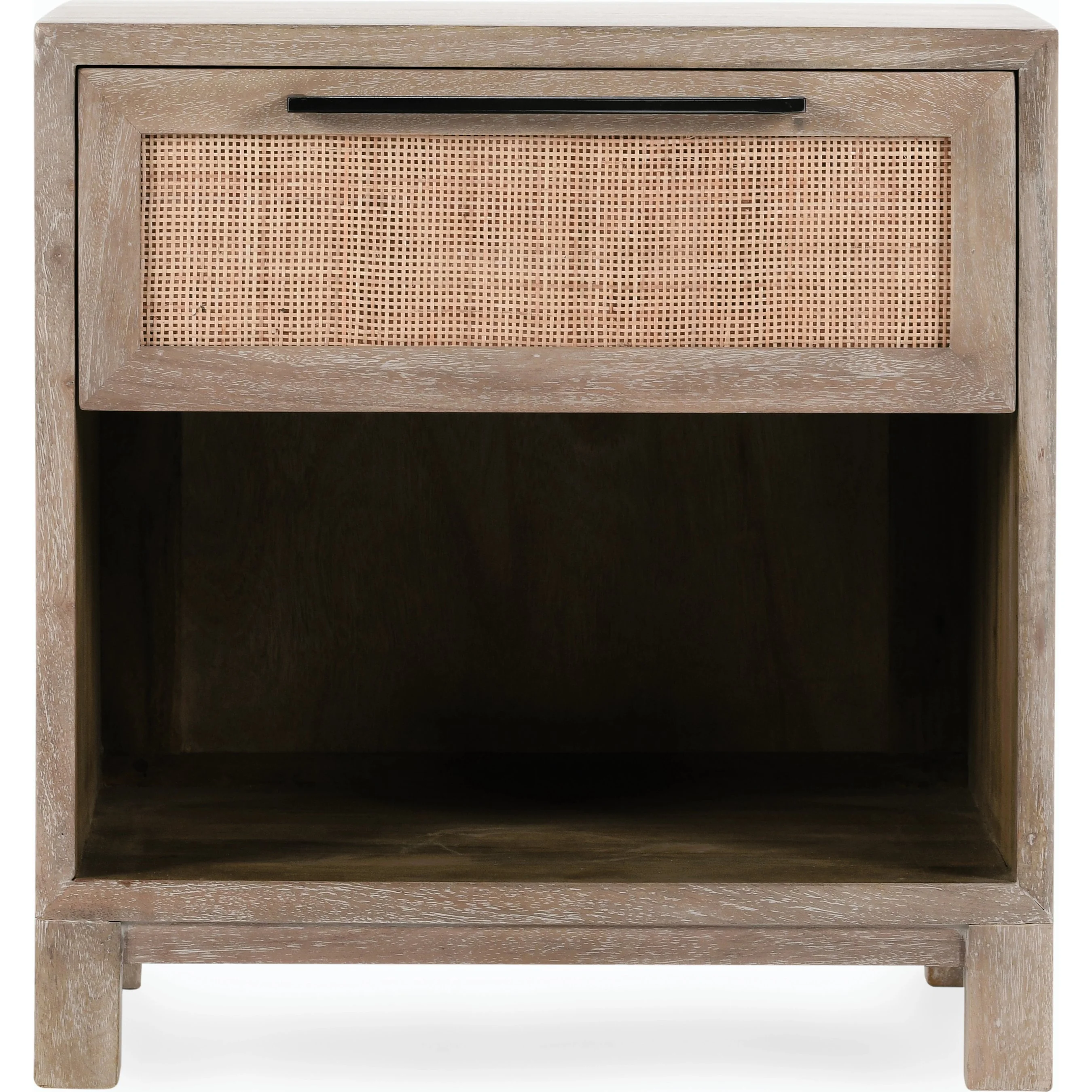 Jensen One-Drawer Mango Wood Nightstand - Image 2