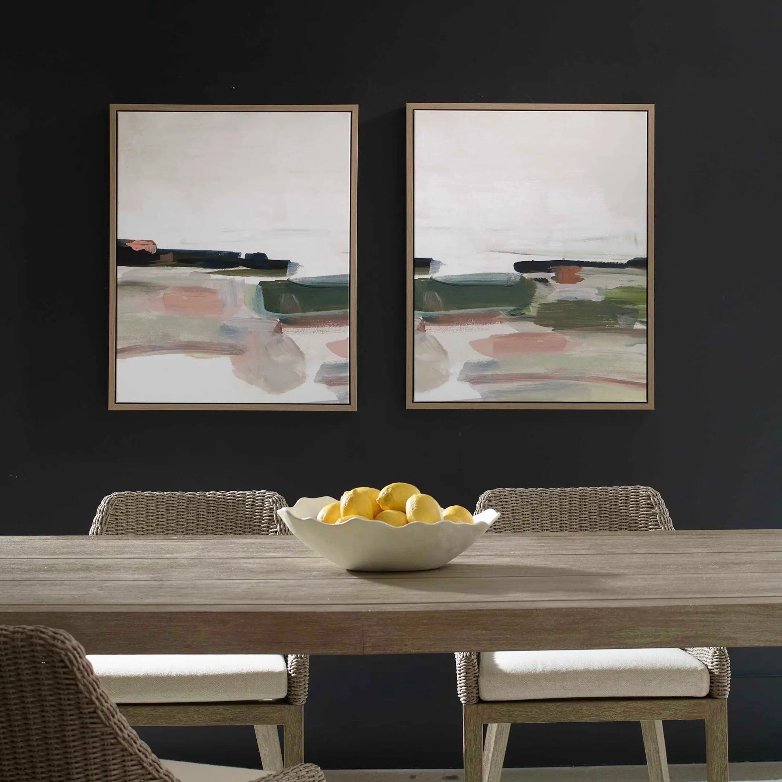 Just Peaking Framed Abstract Prints - Image 3