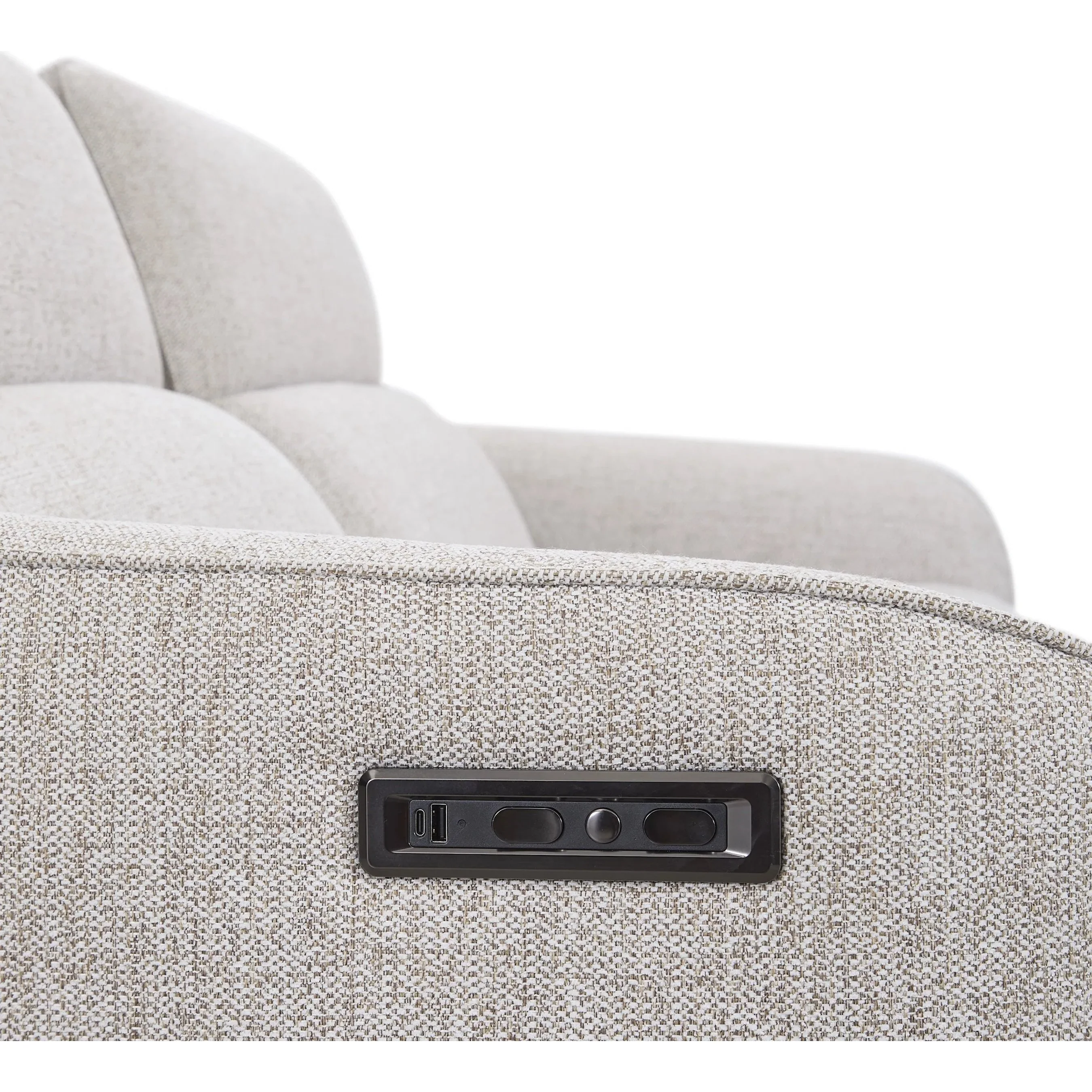Kadon Zero Gravity Power Recliner Upholstered Fabric Sofa - Image 5