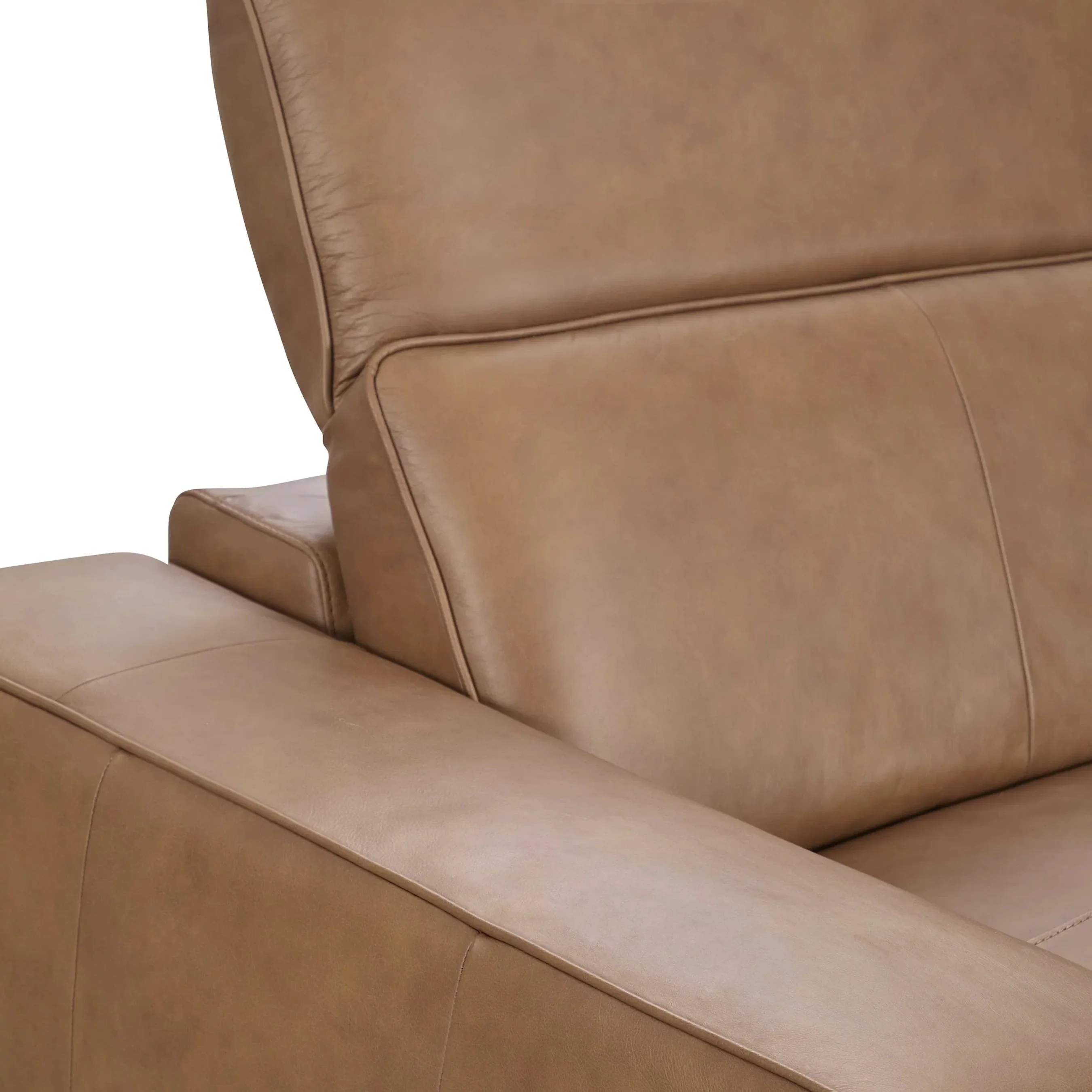 Kadon Zero Gravity Power Recliner Upholstered Leather Sofa - Image 5