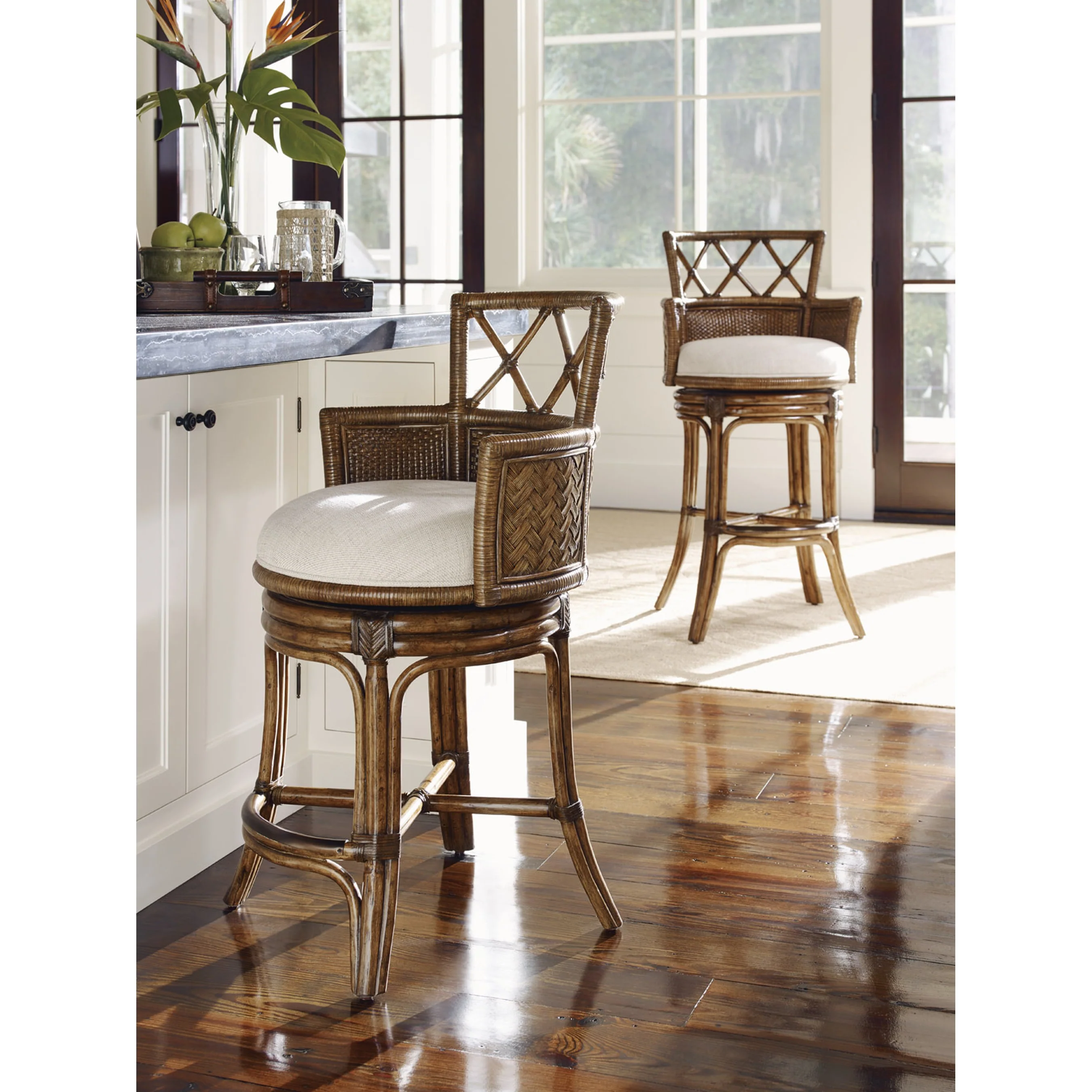 Kamala Bay Swivel Bar Stool - Image 3