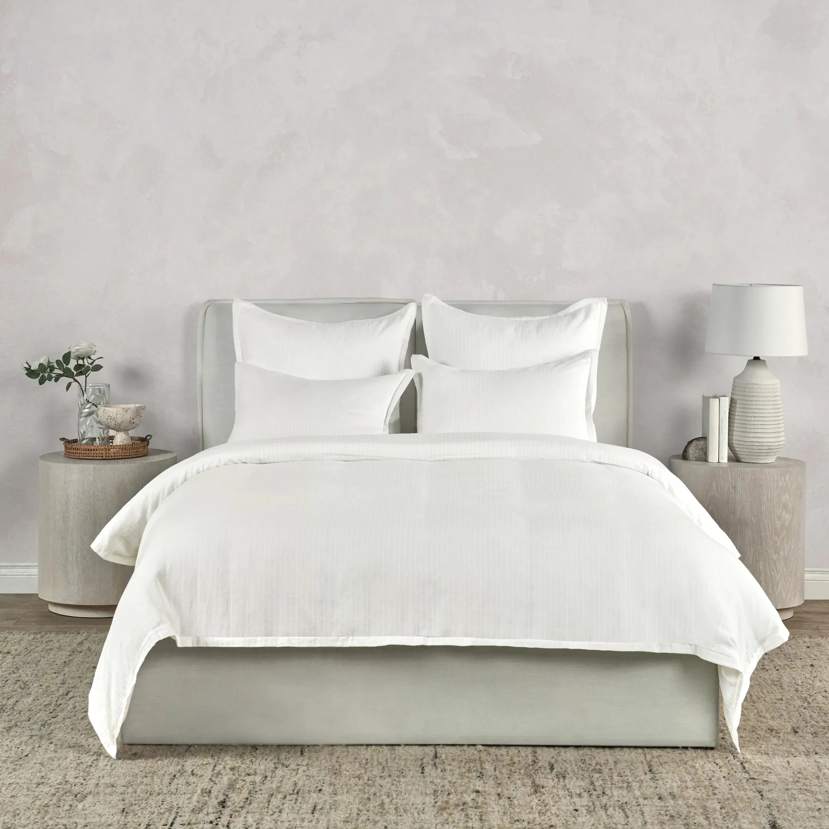 Karina 100% Cotton White King Duvet - Image 10