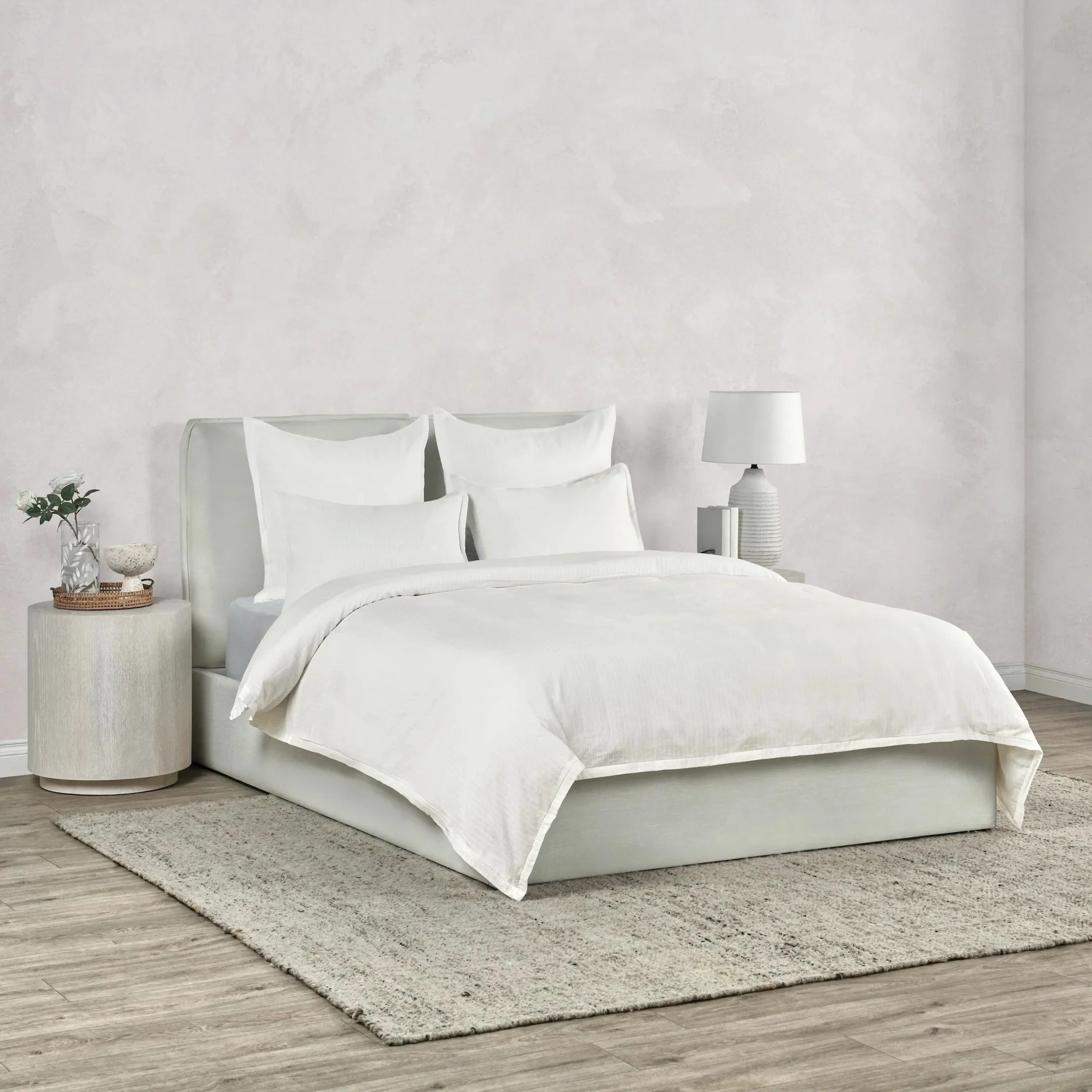 Karina 100% Cotton White King Duvet - Image 5