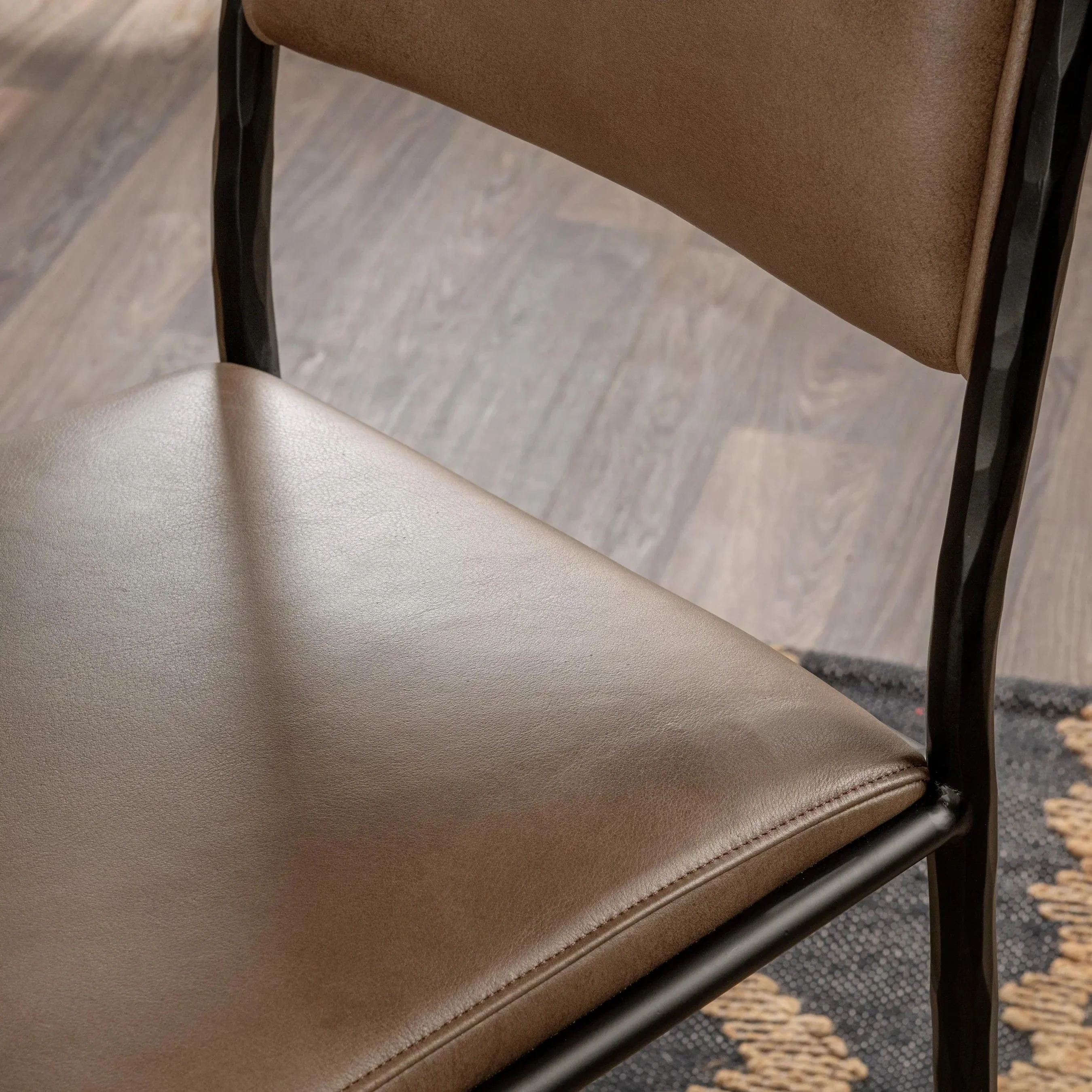 Kayne Leather Counter Stool - Image 10