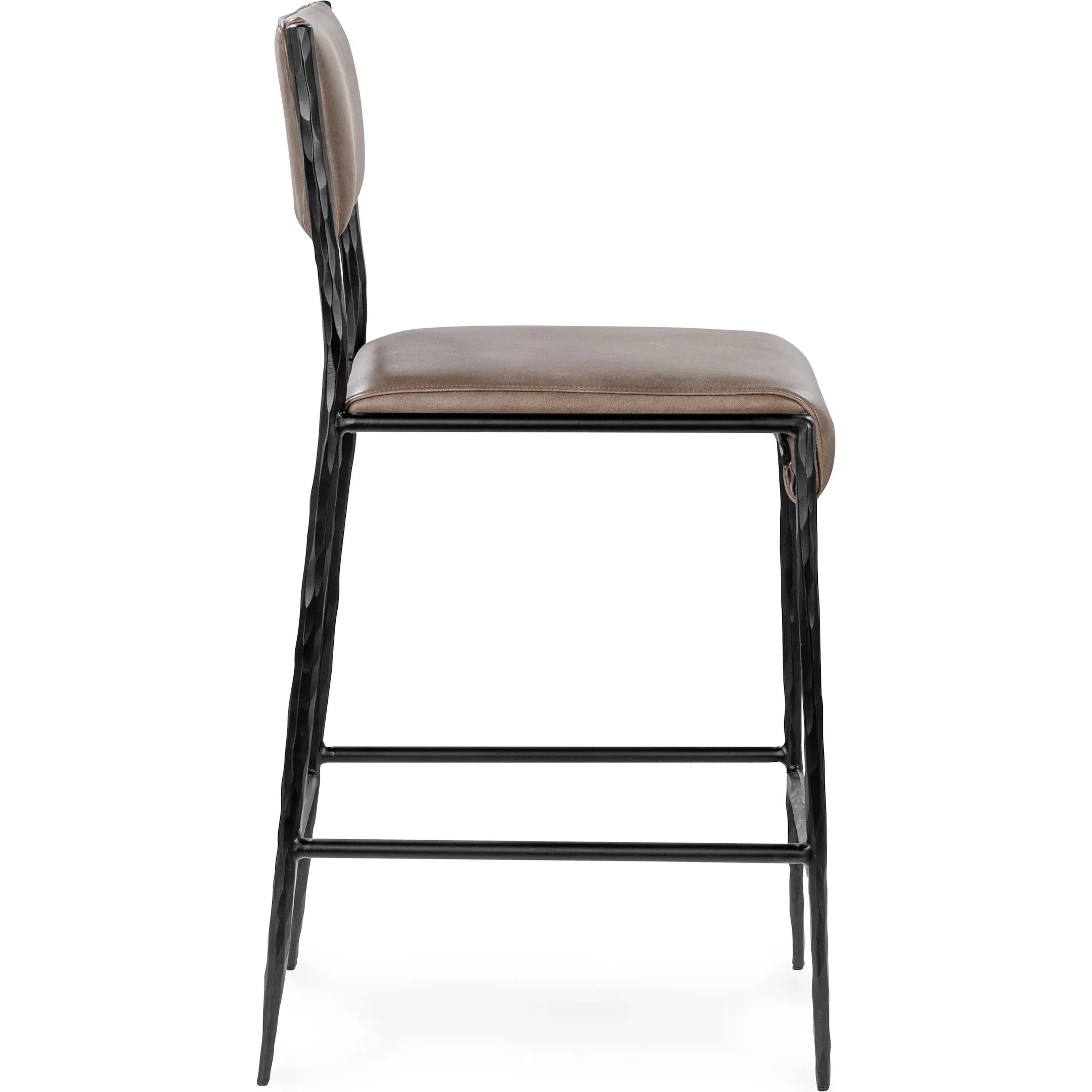Kayne Leather Counter Stool - Image 4