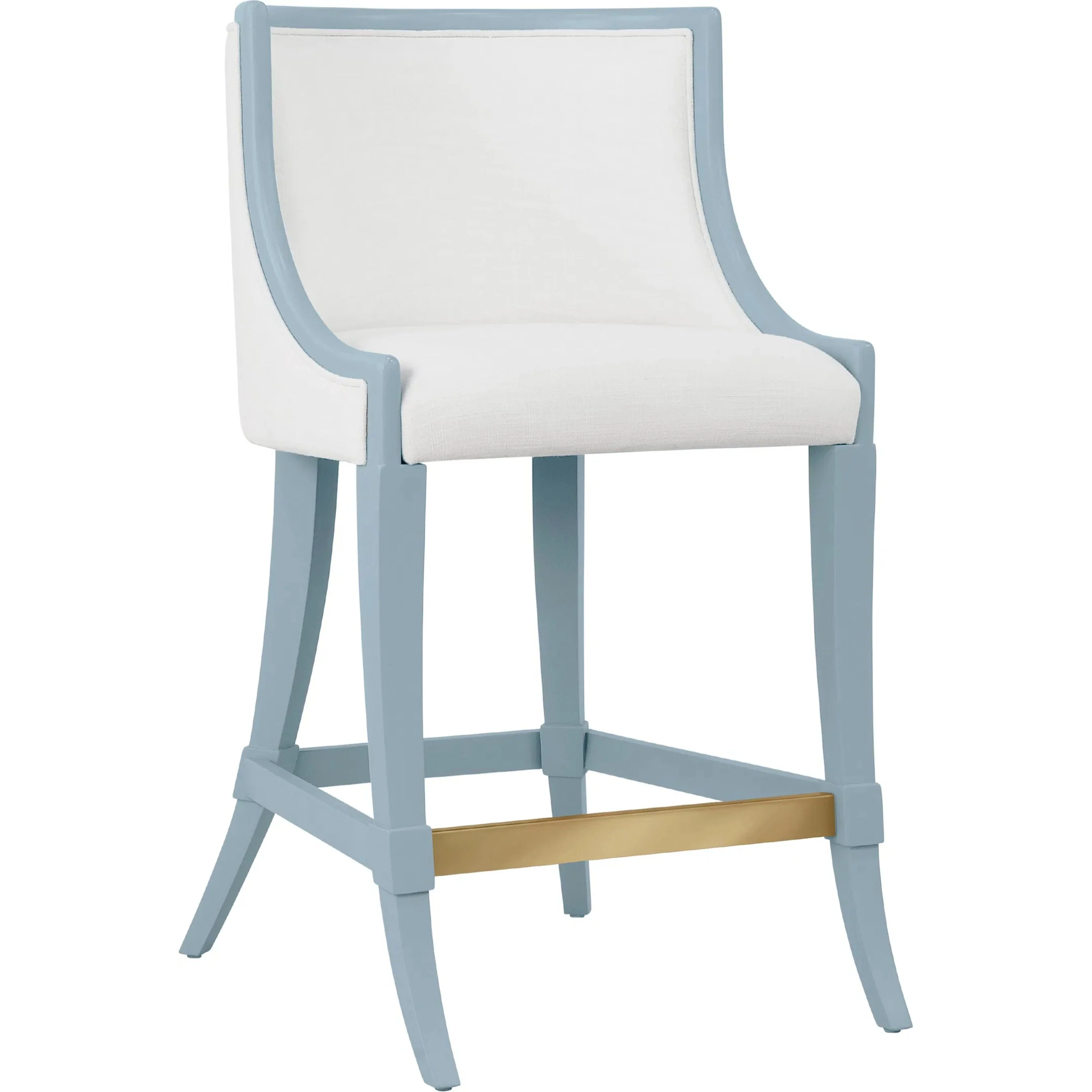 Keaton Klismos Leg Counter Stool - Image 3