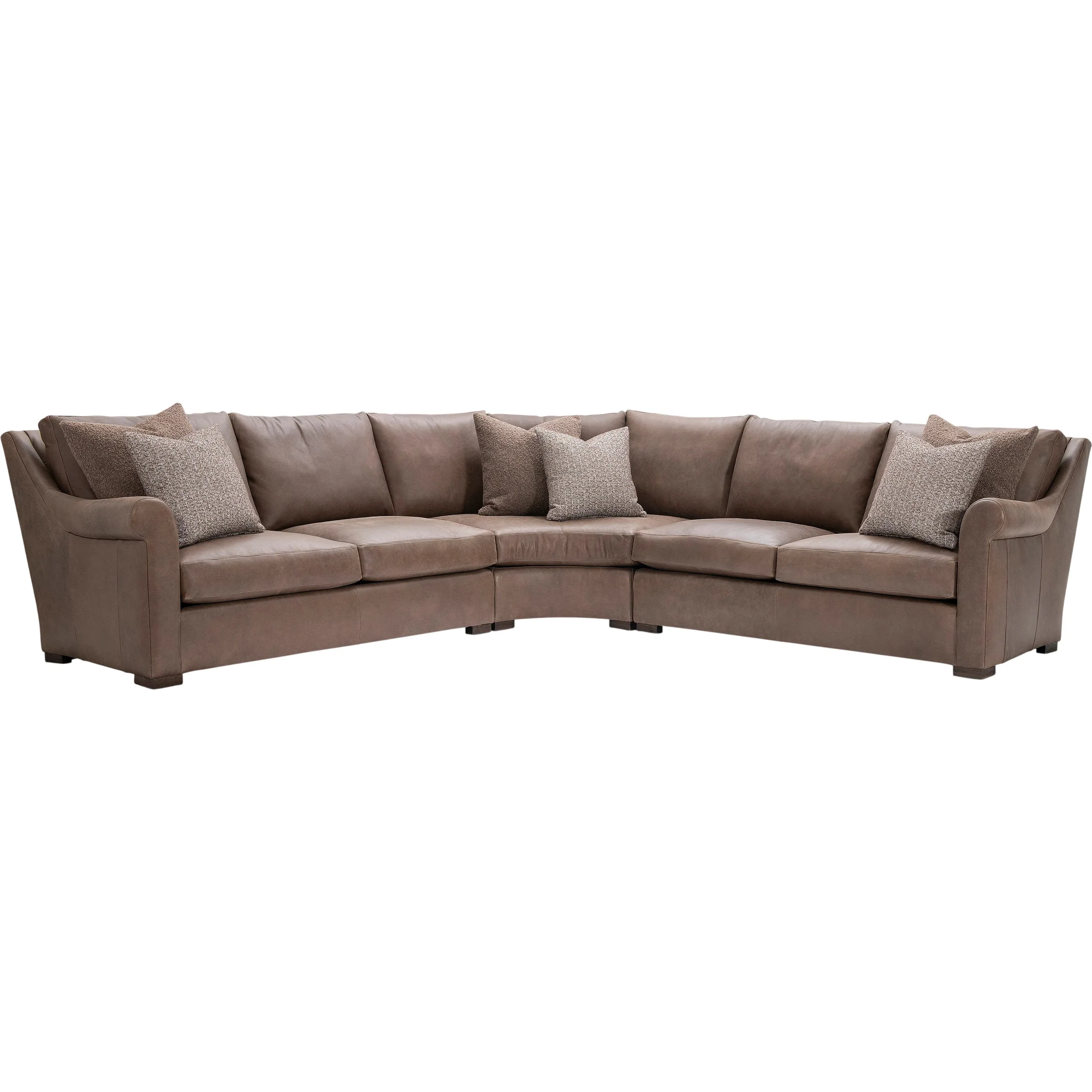 Keirnan 3-PIECE Leather Sectional