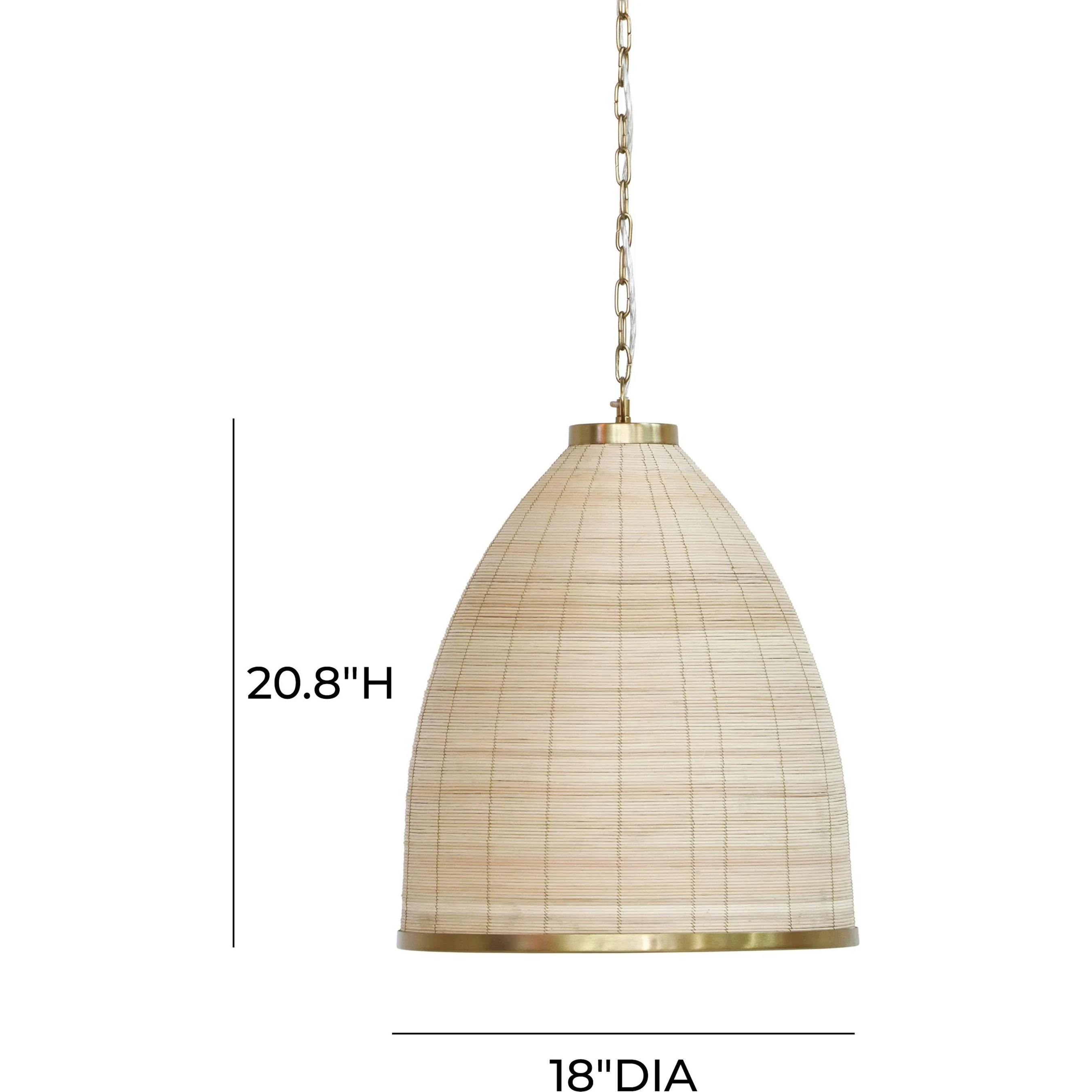 Kelsey Rattan Pendant Lamp - Image 2