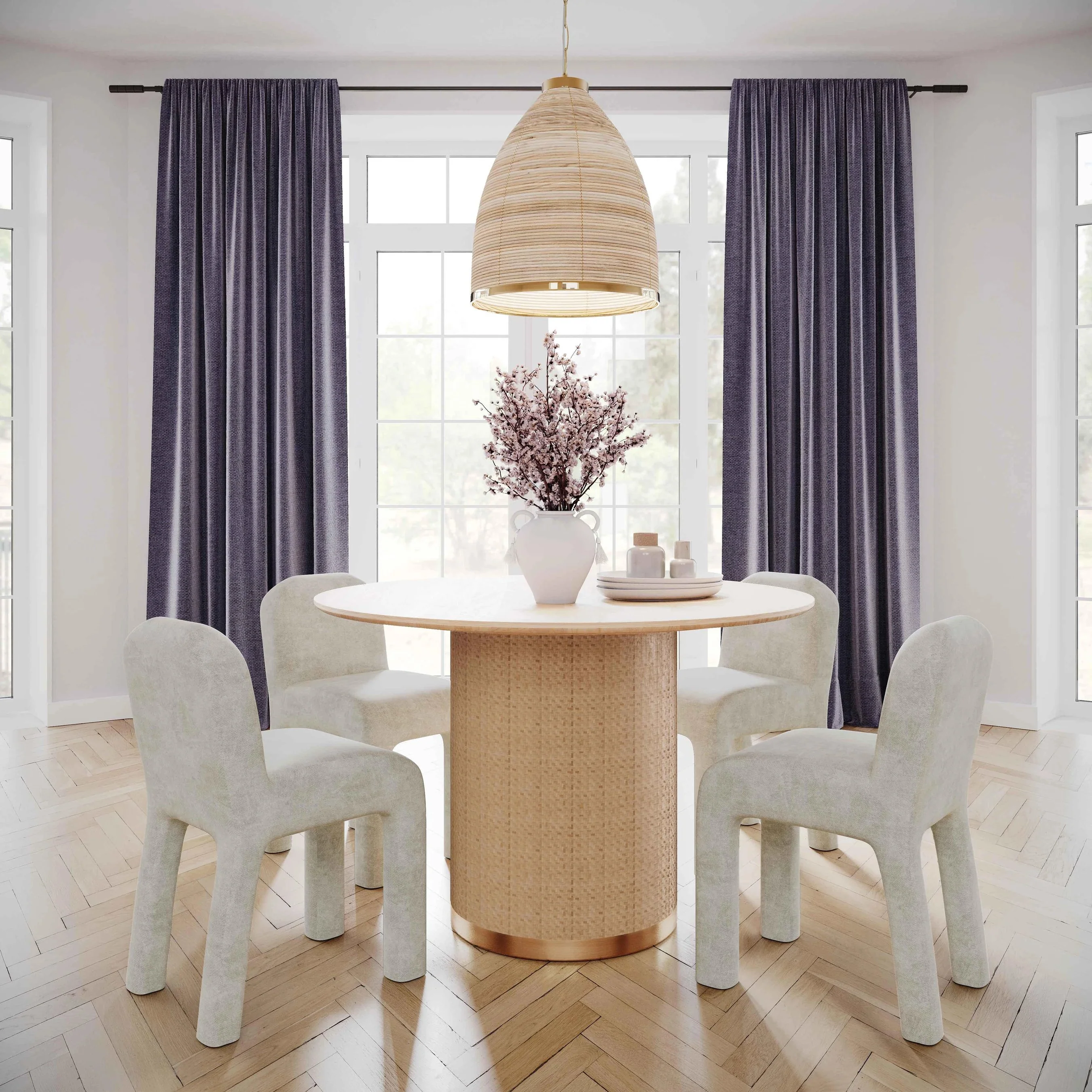 Kelsey Rattan Pendant Lamp - Image 5