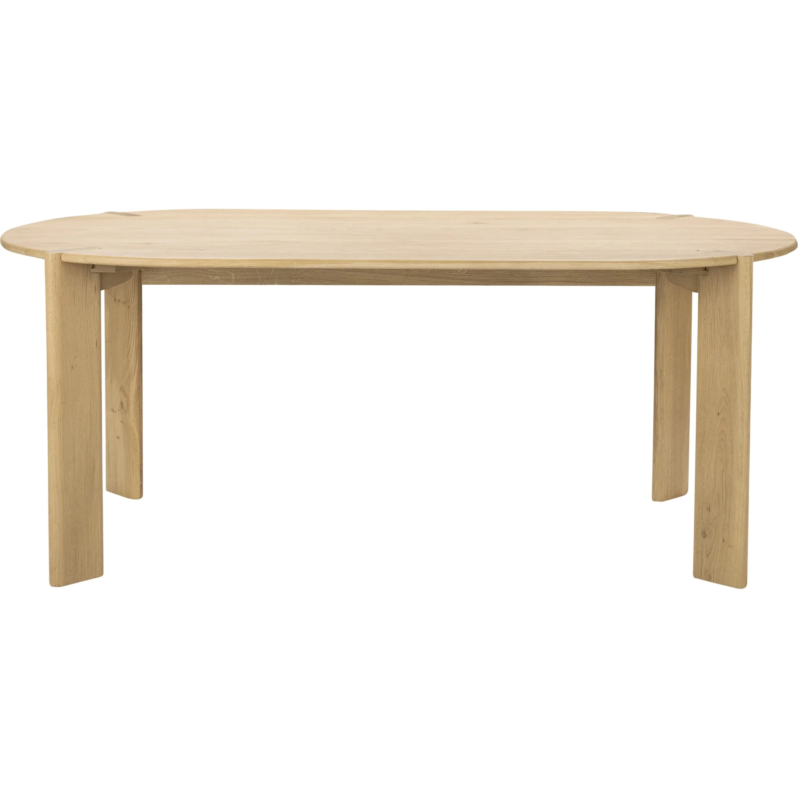 Kering Oak Wood Oval Dining Table