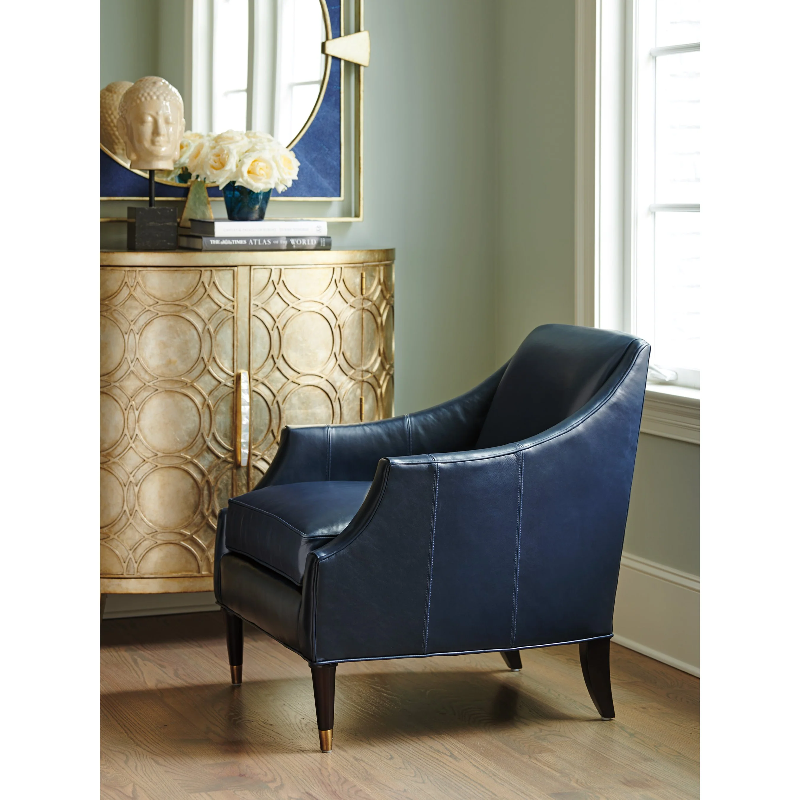 Kerney Large Leather Chair - Image 3