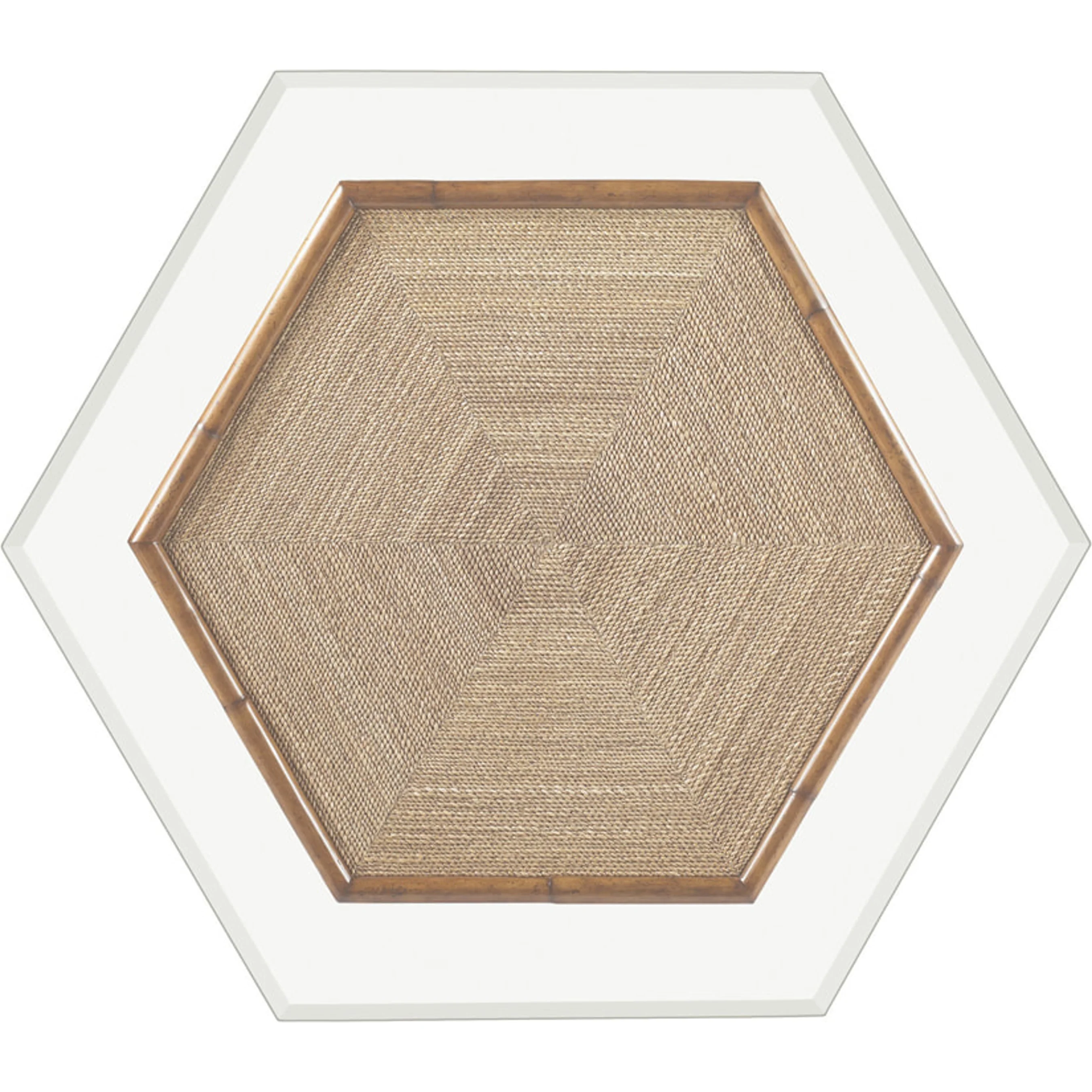 Key Largo Cocktail Table with Glass Top - Image 2