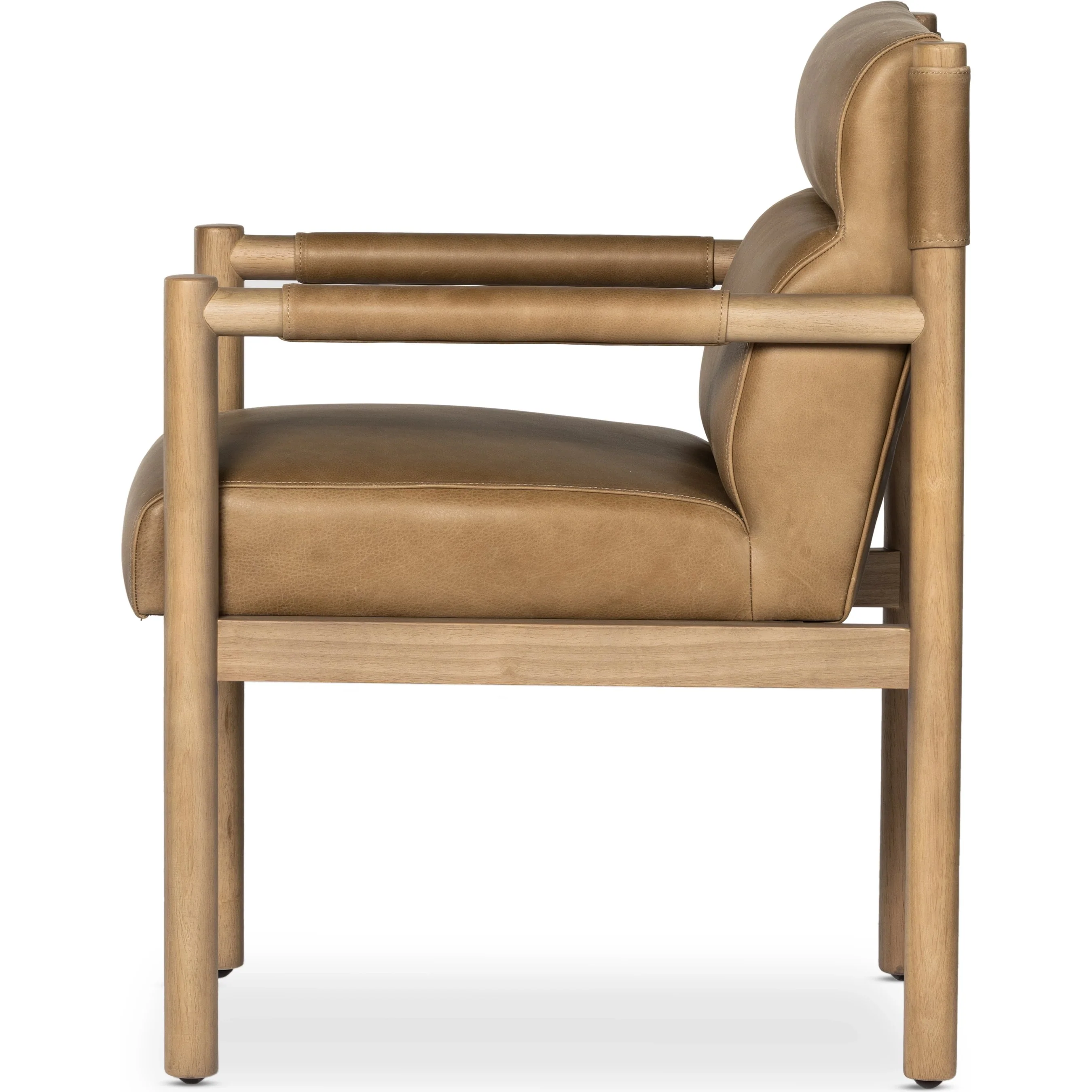 Kiano Dining Leather Armchair - Image 3