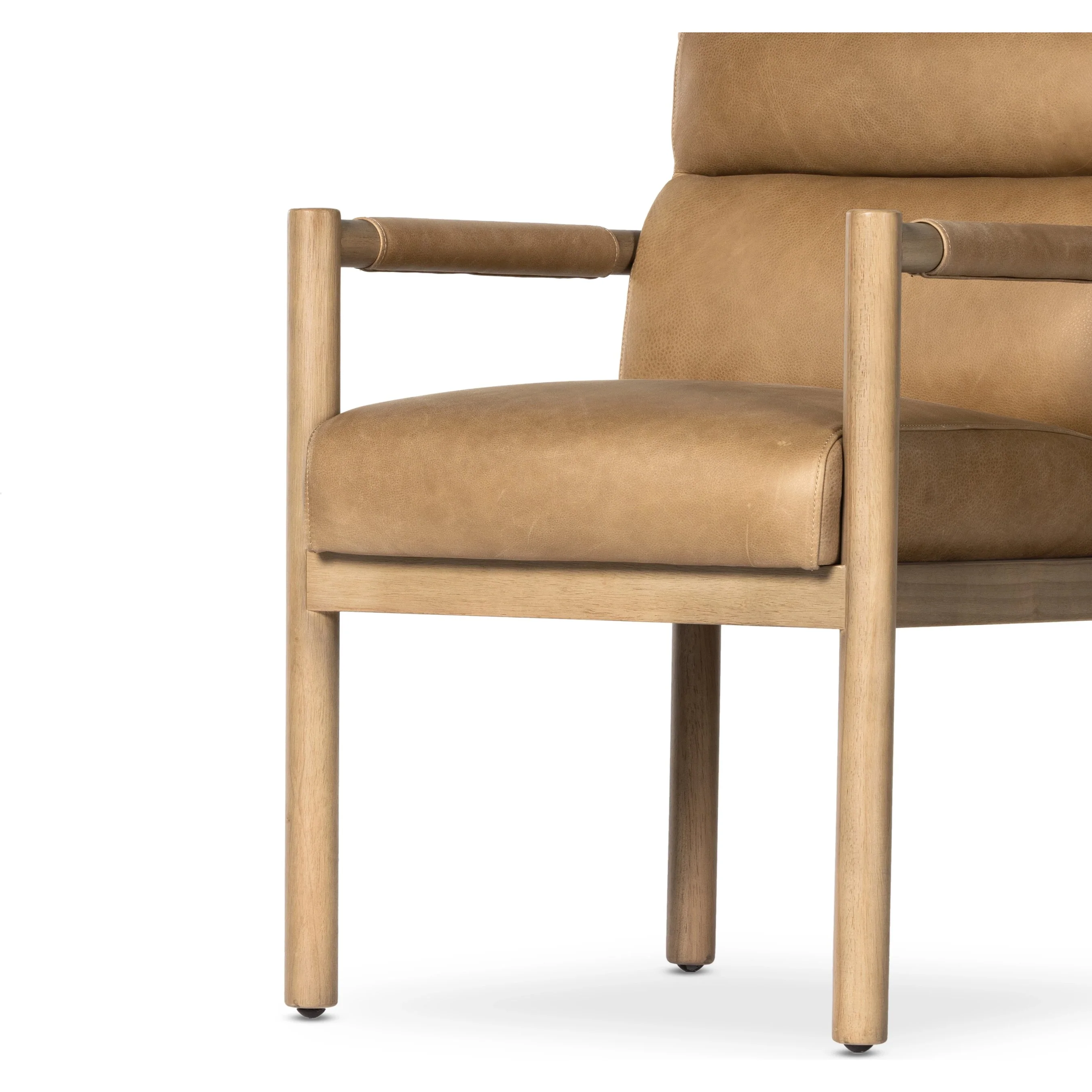 Kiano Dining Leather Armchair - Image 9