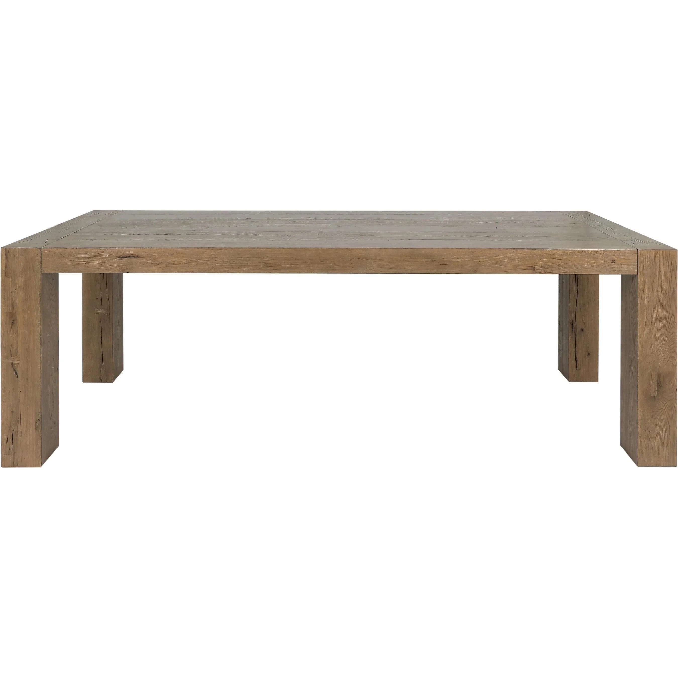Kingston 89" Reclaimed Oak Wood Dining Table - Image 7