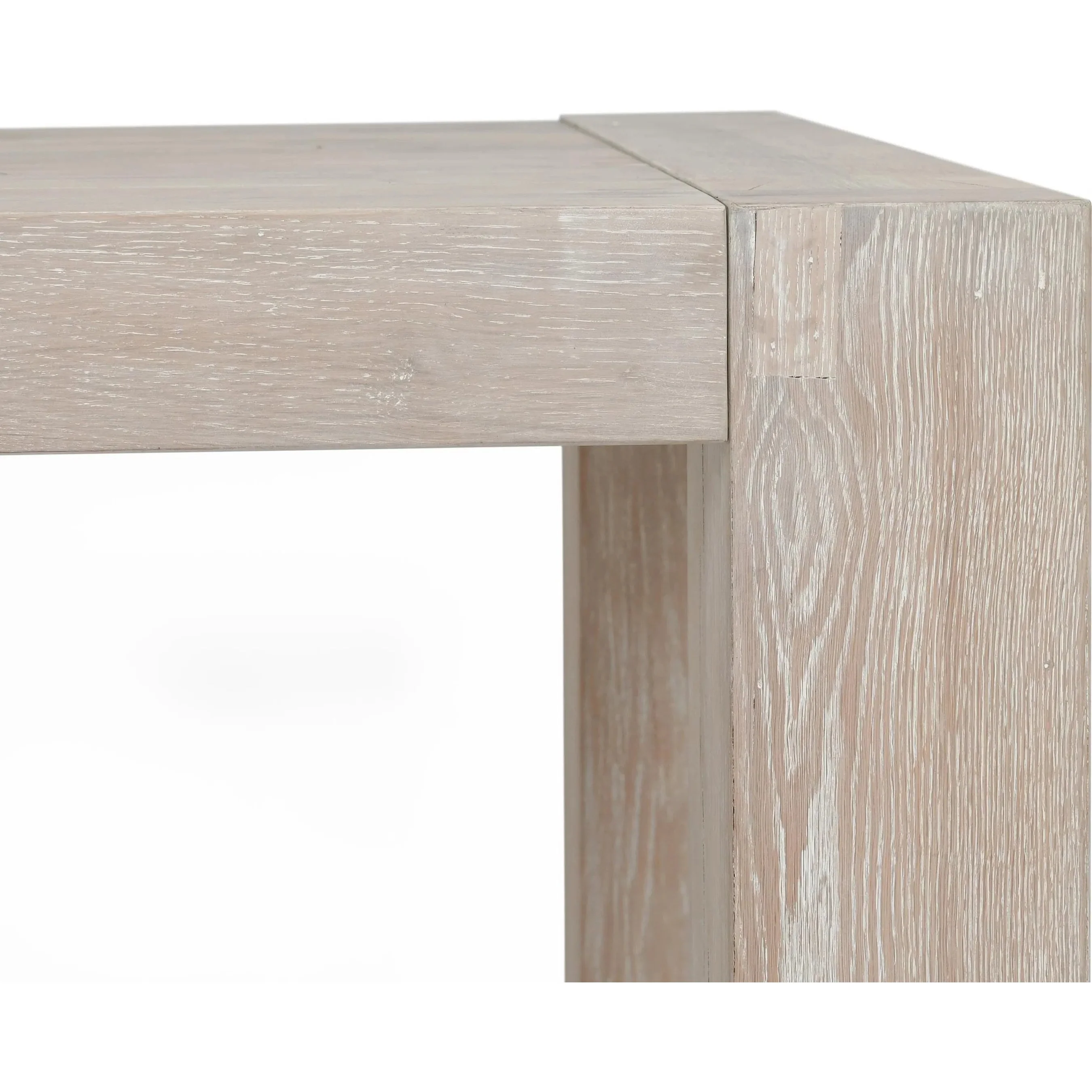 Kingston 89" Reclaimed Oak Wood Dining Table - Image 9