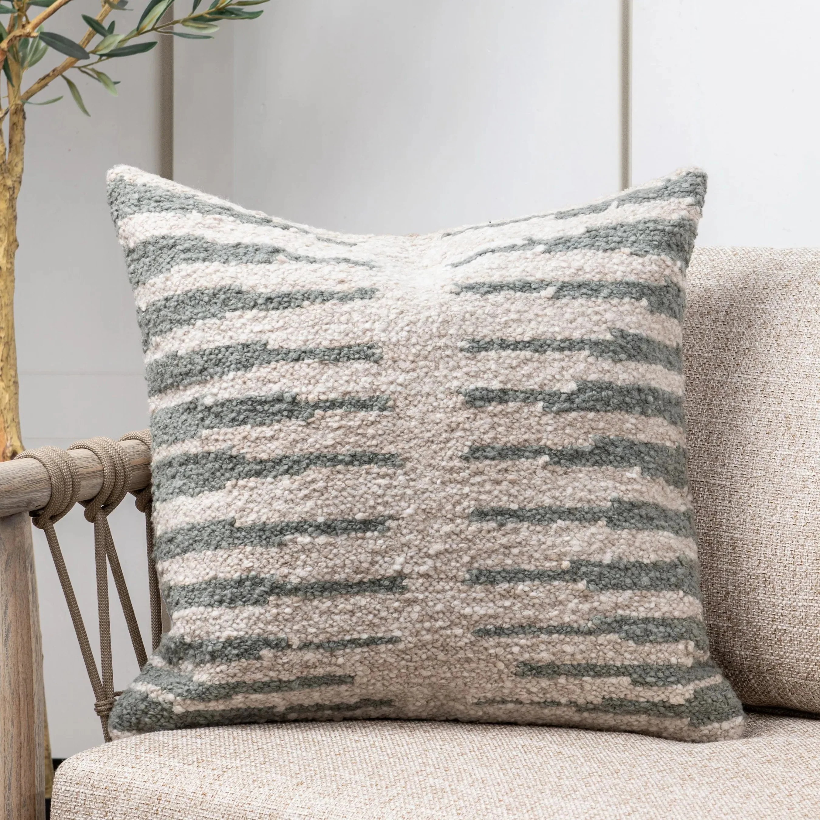 Kiran Performance Fabric Throw Pillow - Image 8