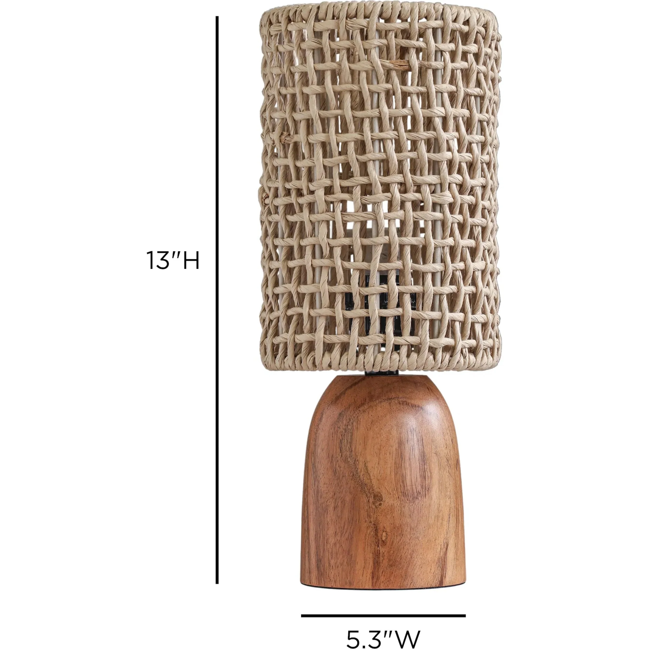 Kombu Wood Table Lamp - Image 3