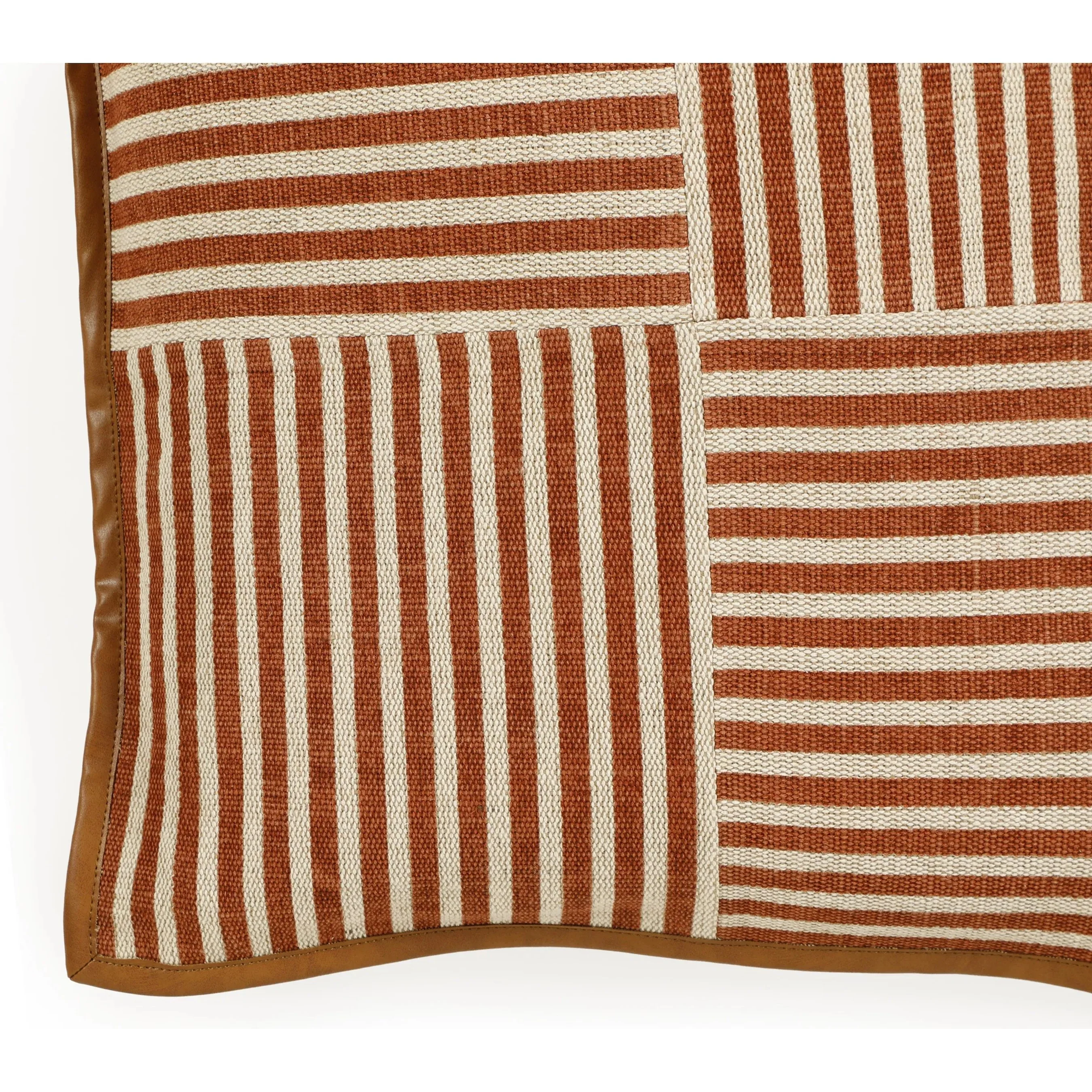 Kora Cotton Jute Designer Throw Pillow - Image 6