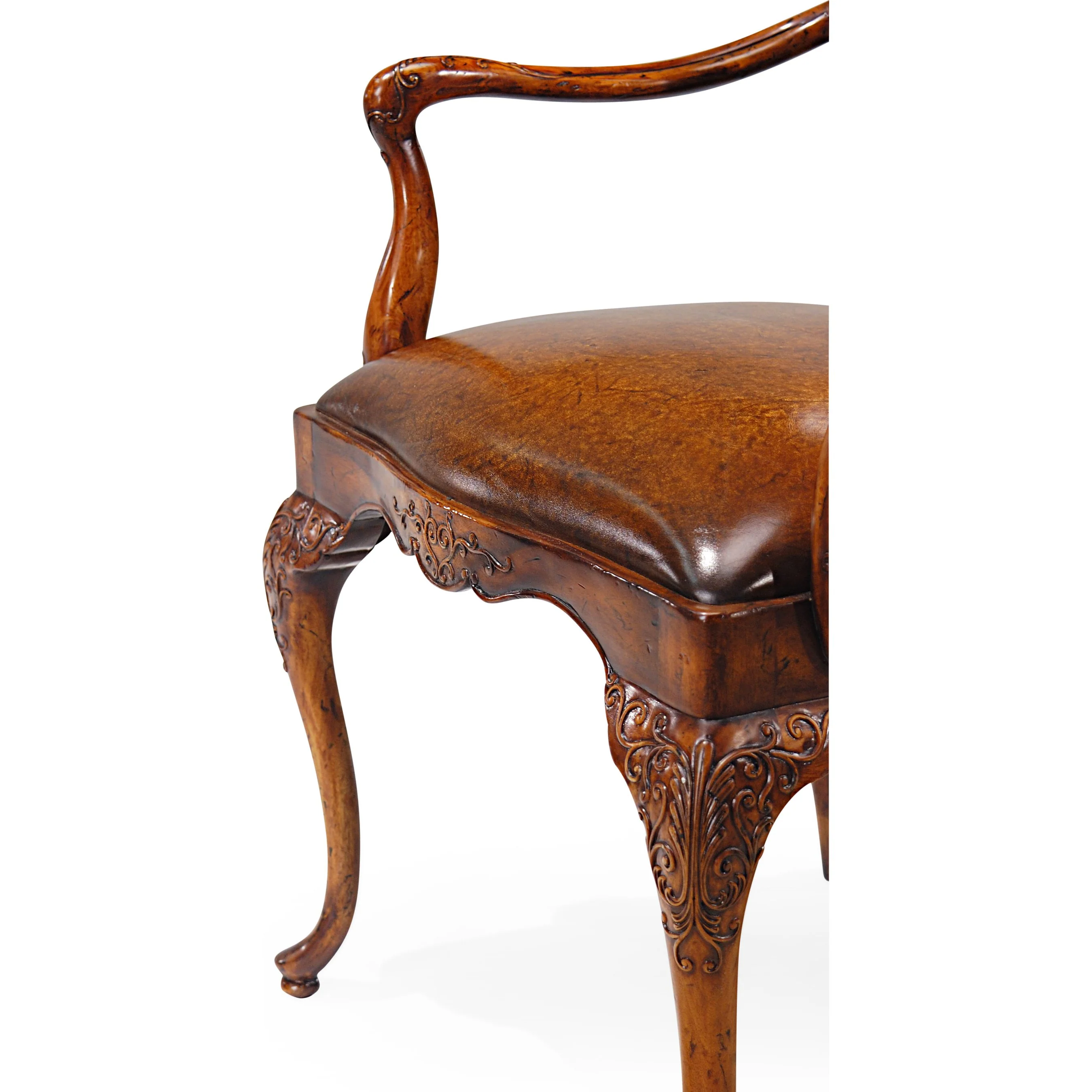 La Rochelle Seaweed Marquetry Armchair - Image 5
