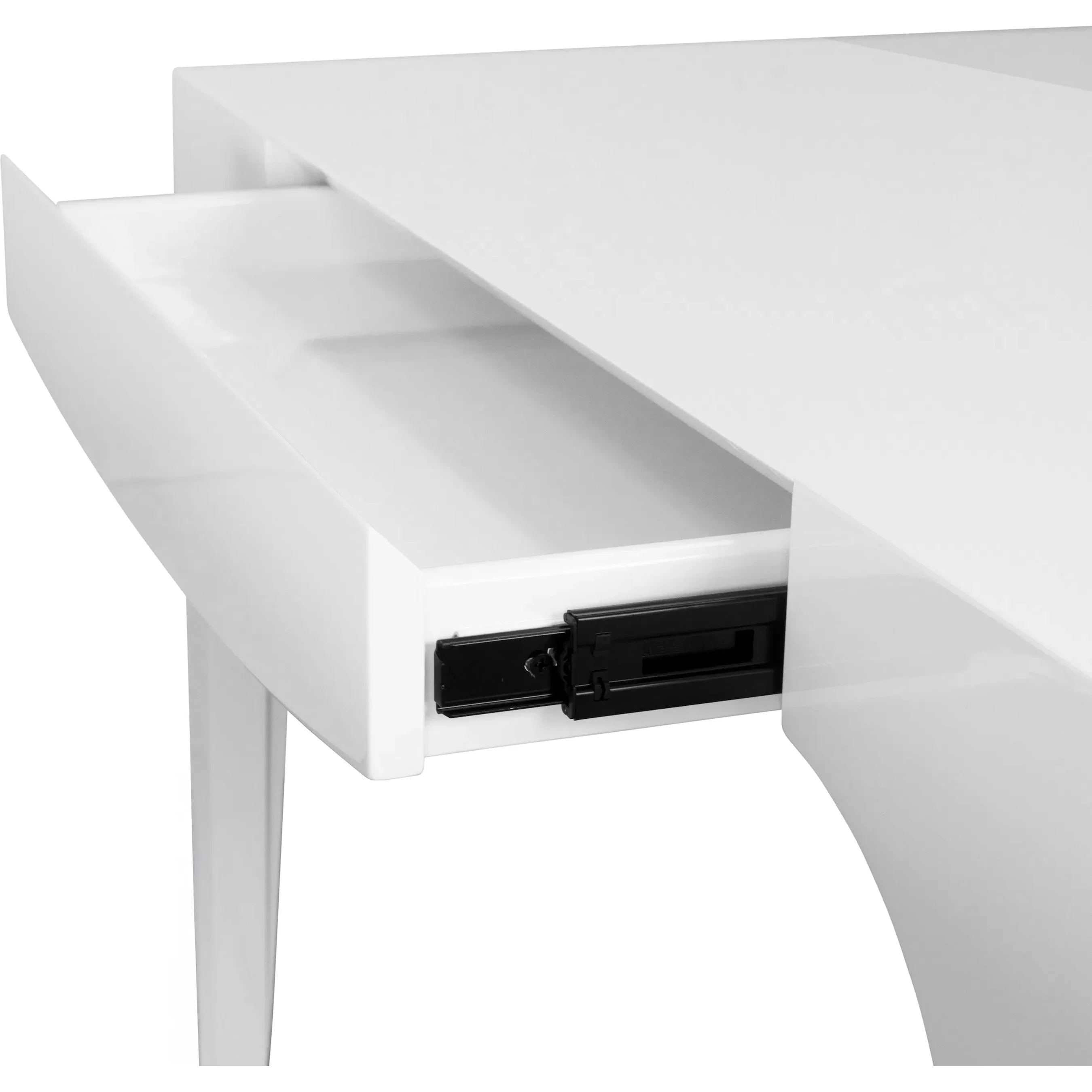 Lacey Square Tapered Leg, Two Drawer Game Table - Image 10