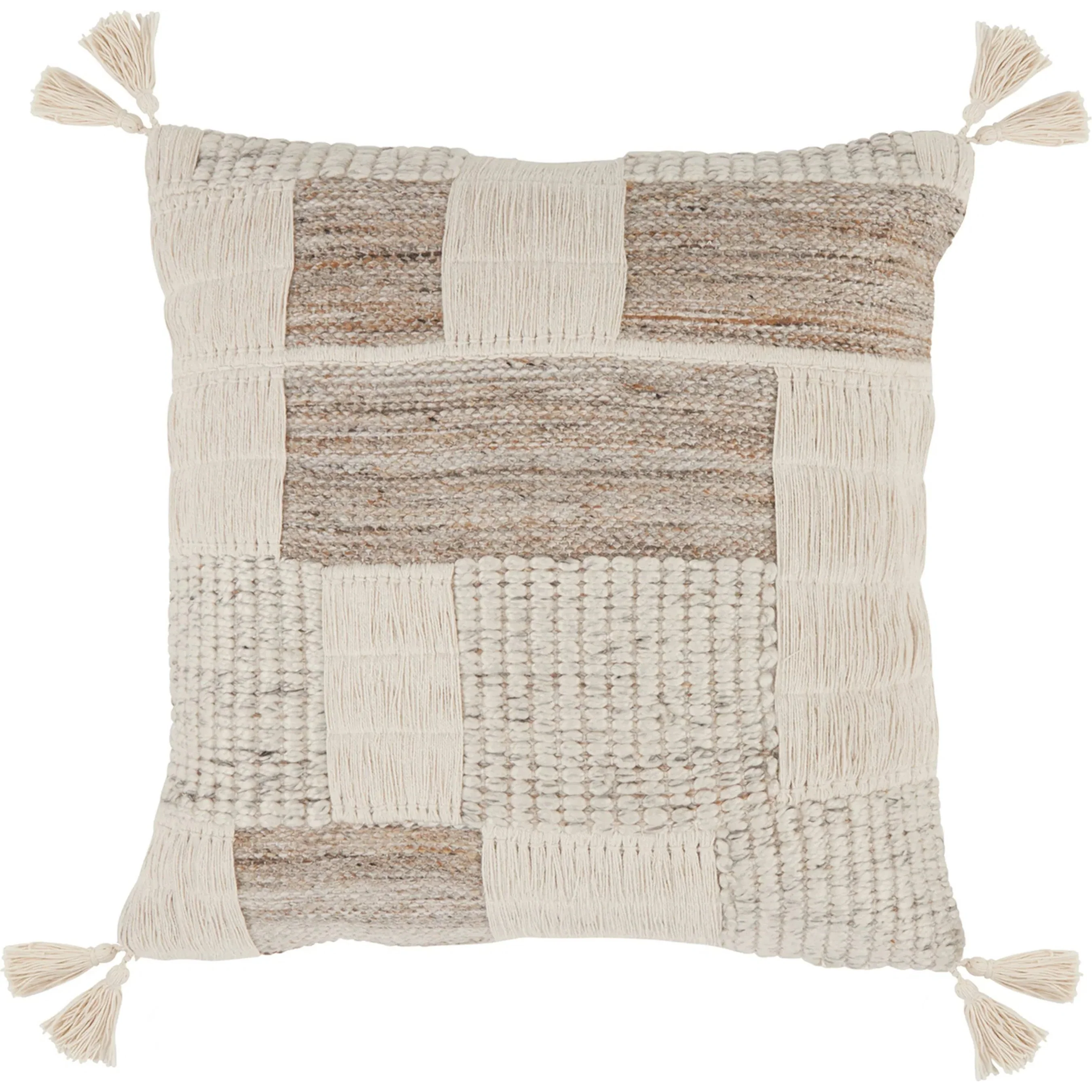 Lamar Hand Embroidered Throw Pillow