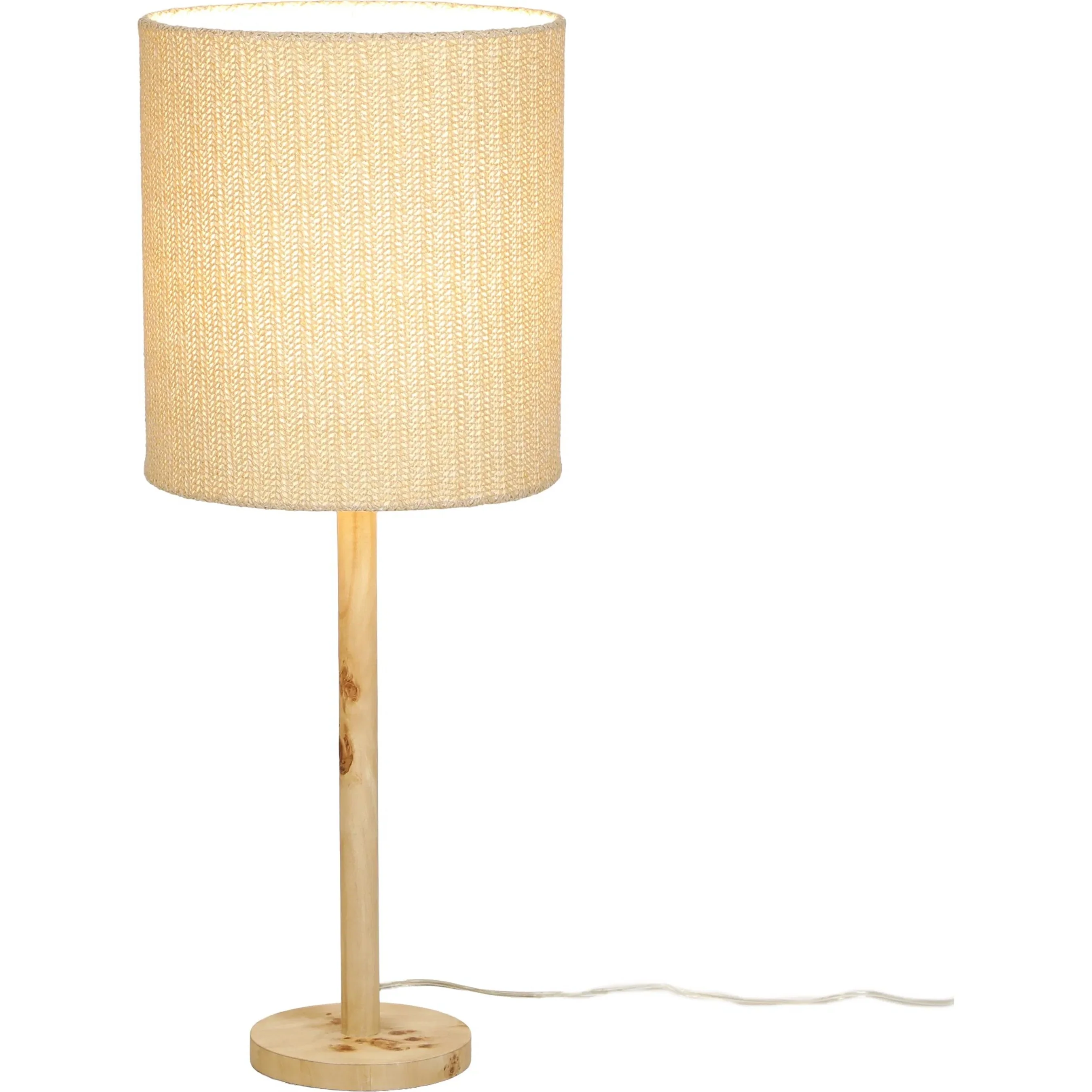 Lamia Burl Designer Table Lamp